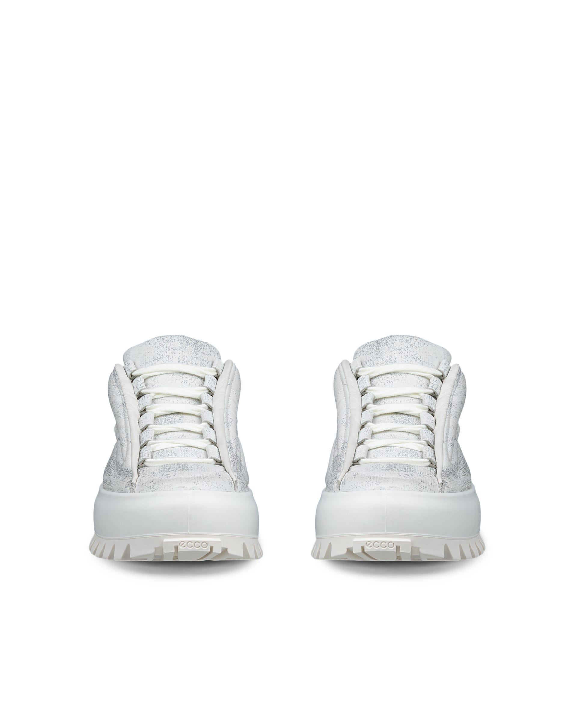 ECCO STREET ACE RAL7000 MENS メンズ ヌバックスニーカー - ホワイト - Front pair