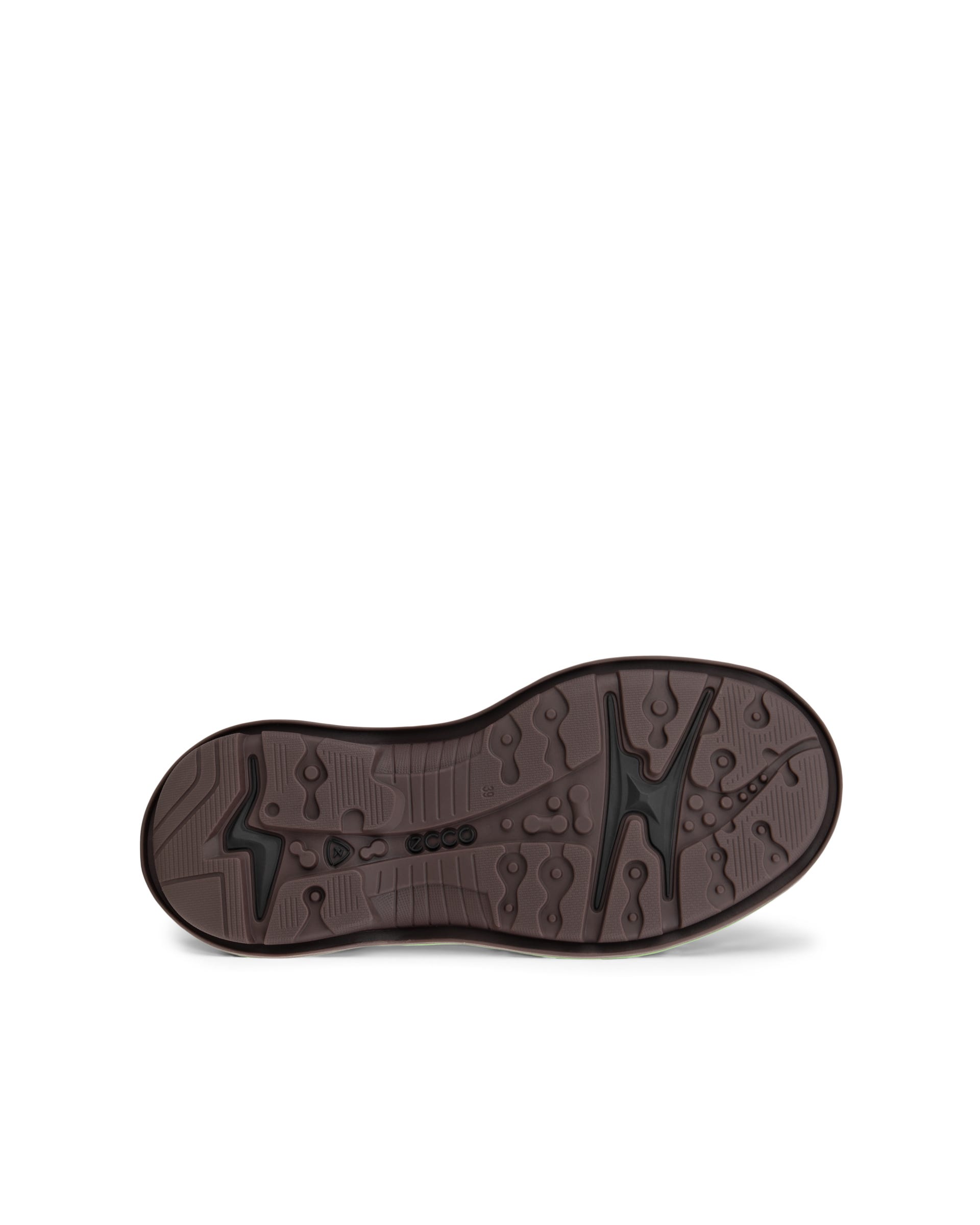 Women's ECCO® Offroad Leather Outdoor Shoe - Green - Sole