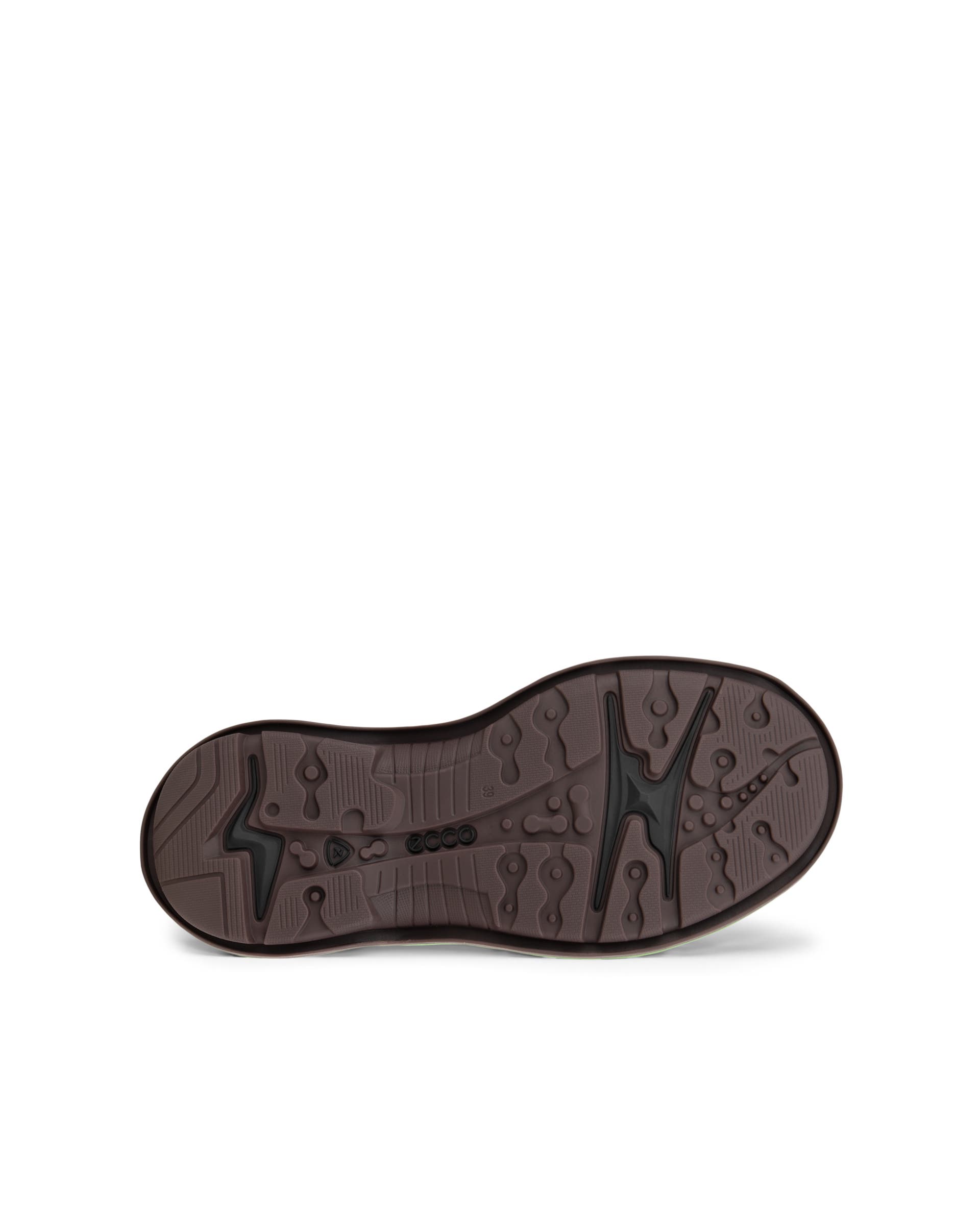 Women's ECCO® Offroad Leather Outdoor Shoe - Green - Sole