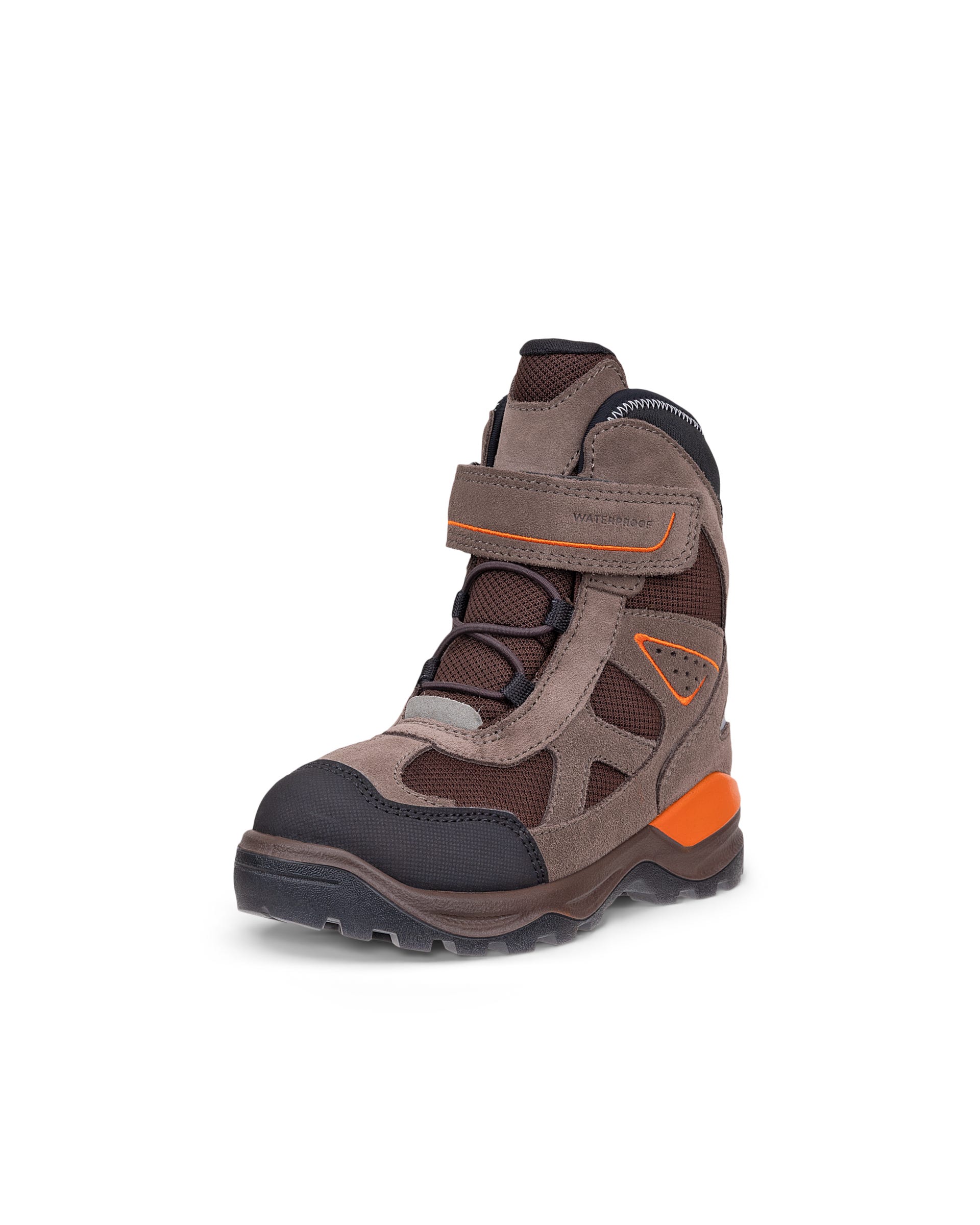 ECCO® SNOW MOUNTAIN Vattentät vintersko i mocka barn - Brun - Outside