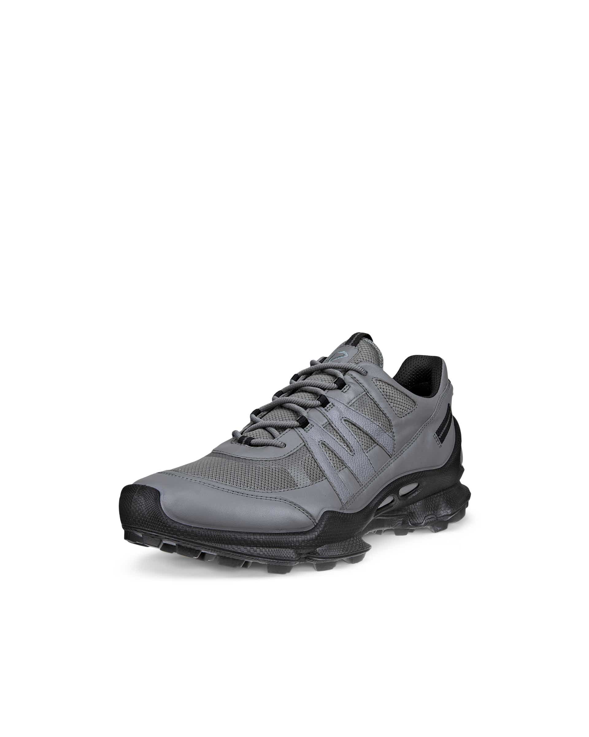Men's ECCO® BIOM C-Trail Leather Gore-Tex Outdoor Sneaker - Grey - Main