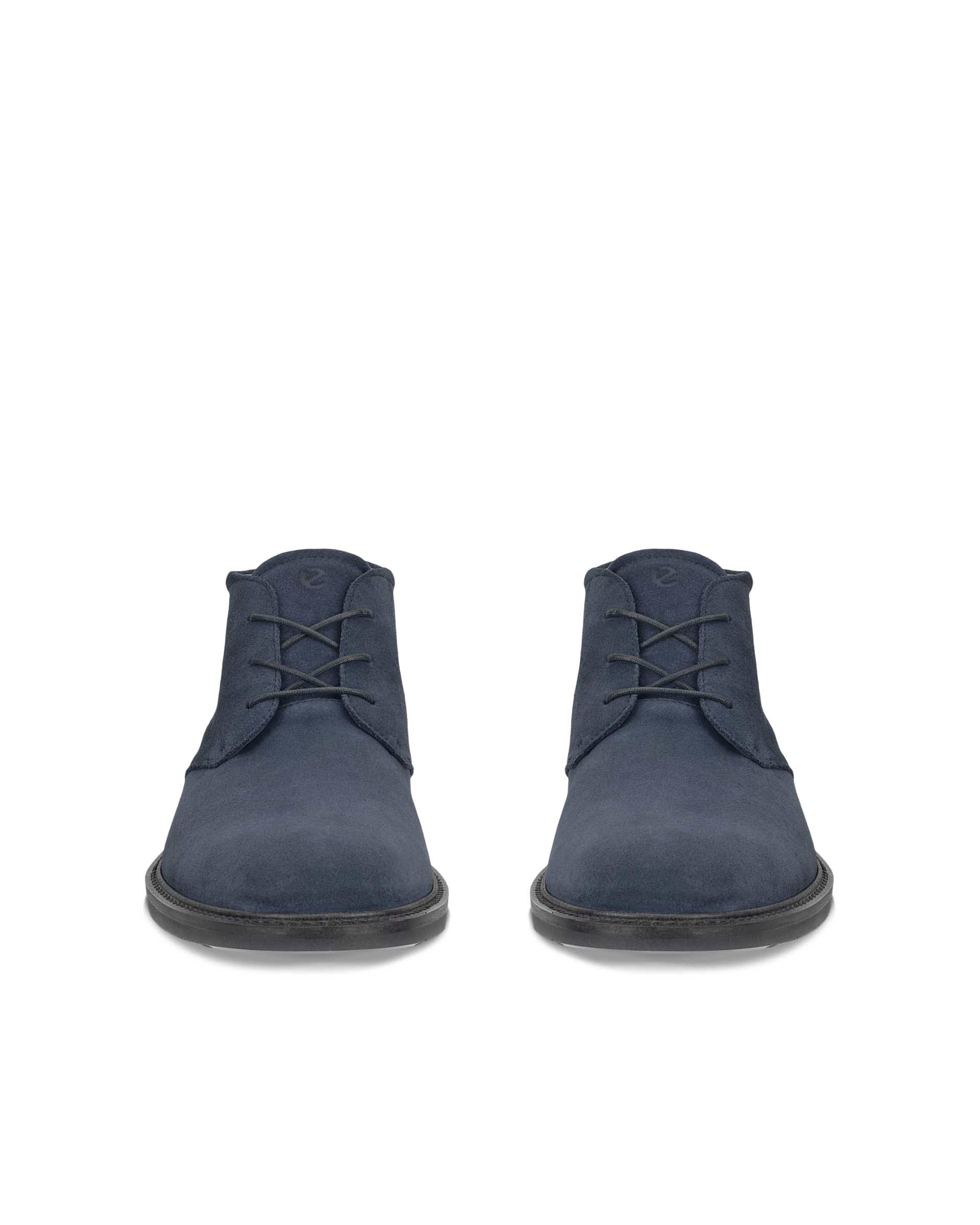 Men's ECCO® METROPOLE PRAGUE Leather Chukka Boot - Blue - Front pair
