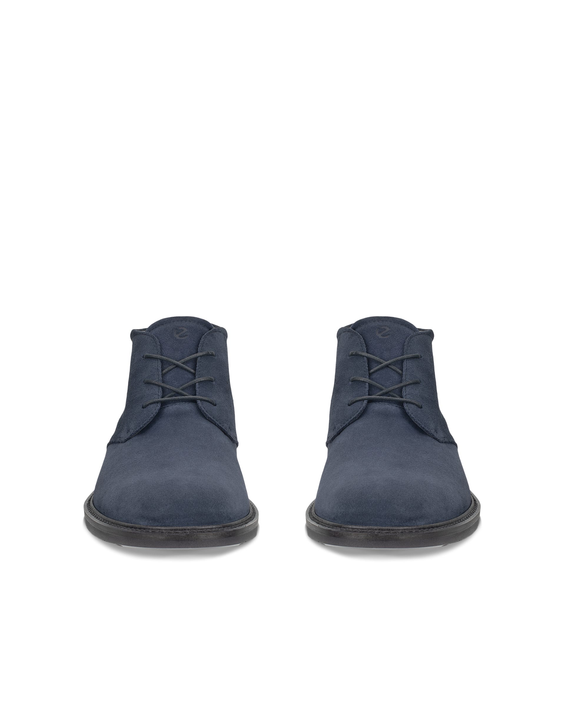 Men's ECCO® METROPOLE PRAGUE Leather Chukka Boot - Blue - Outside