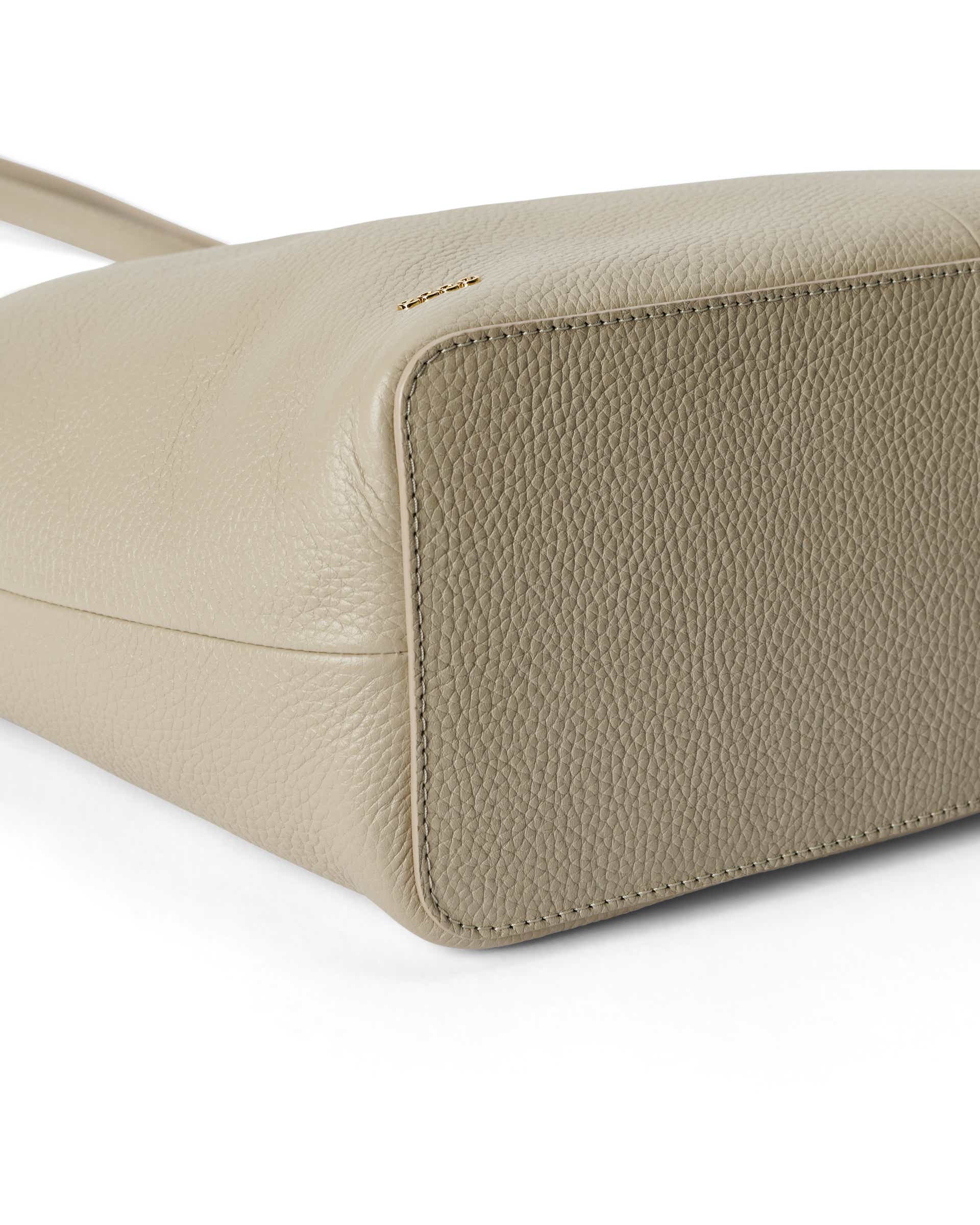 ECCO® ESSENTIAL TOTE EW dame tote bag skinn - Beige - Detail-2