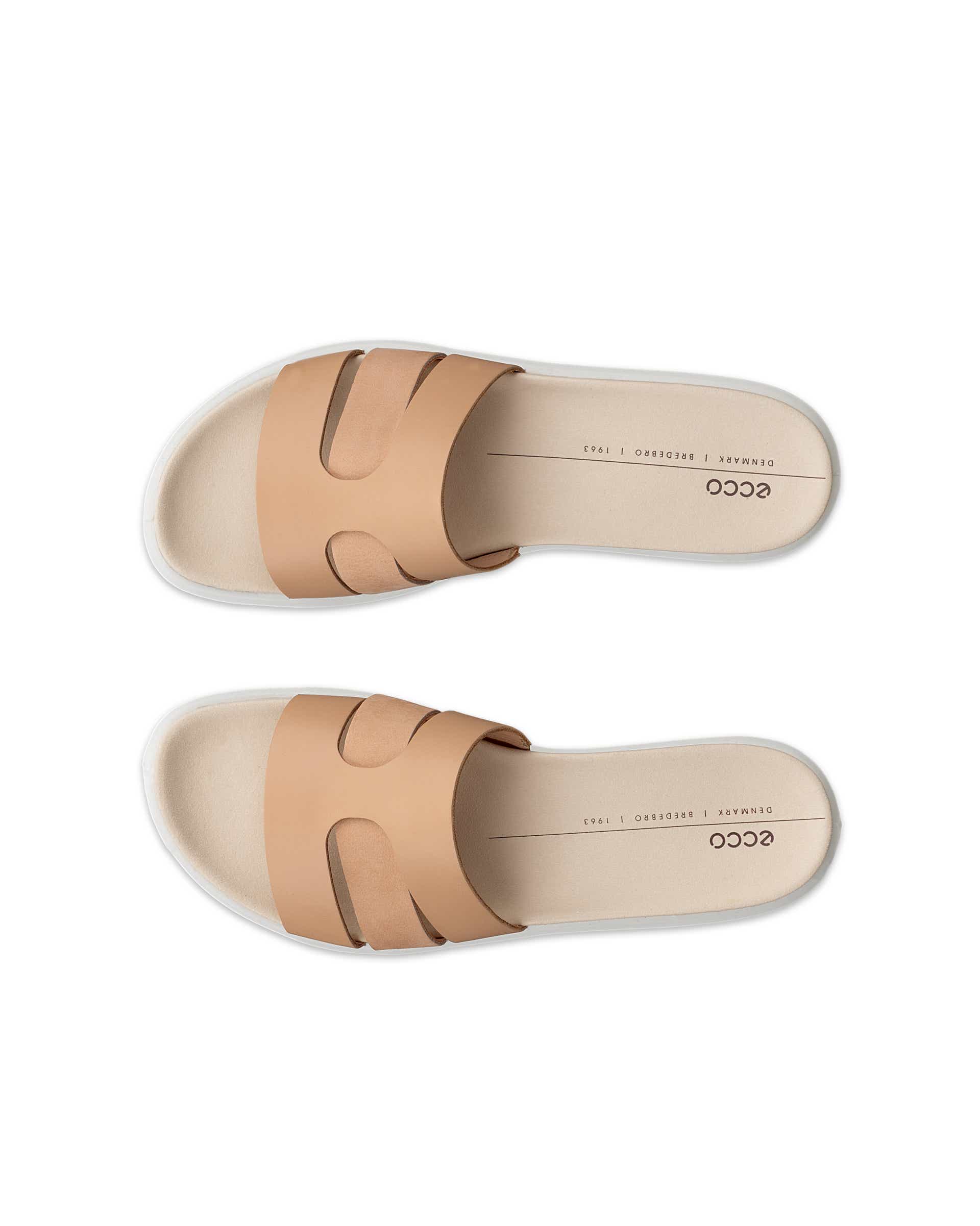 ECCO FLOWT WOMEN'S SLIDE - Brown - Top left pair