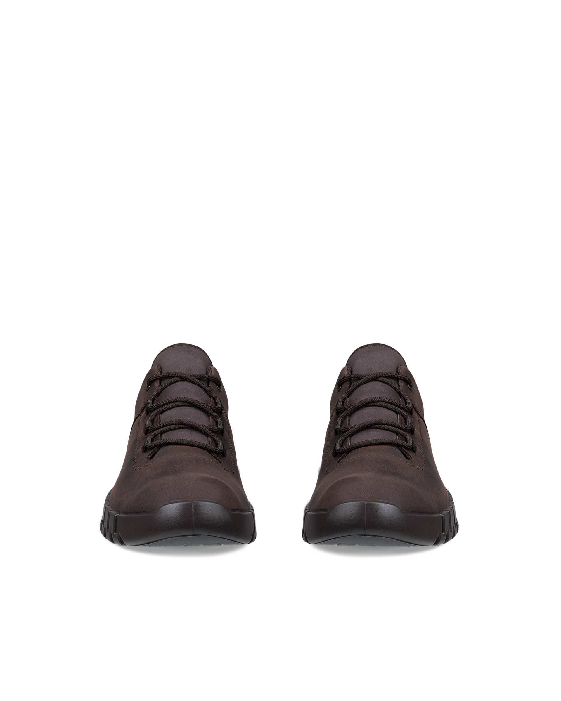 ECCO® GRUUV nubuko odos sportbačiai vyrams - Ruda - Front pair