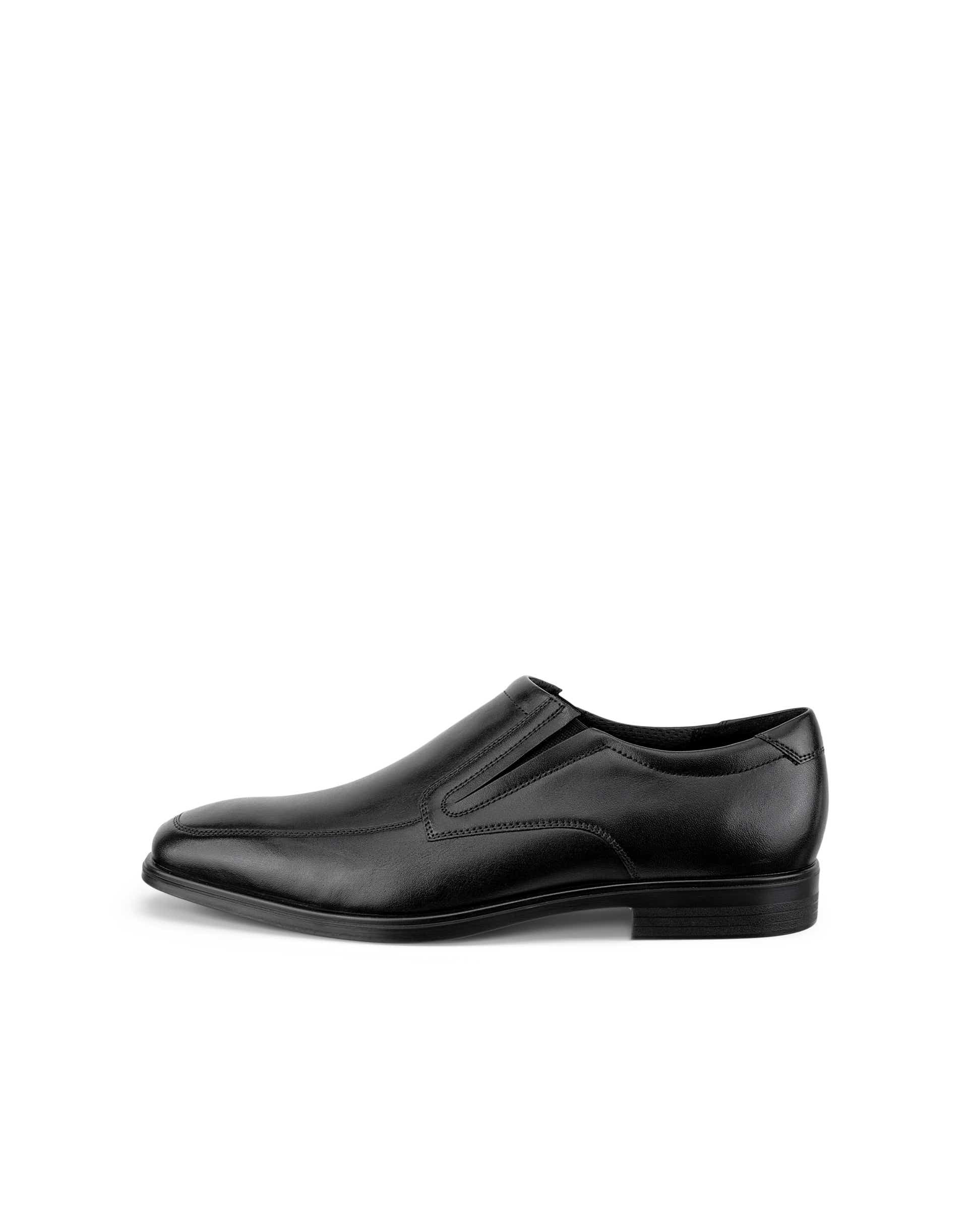 Miesten ECCO® MELBOURNE slip-on -juhlakenkä nahkaa - Musta - Outside