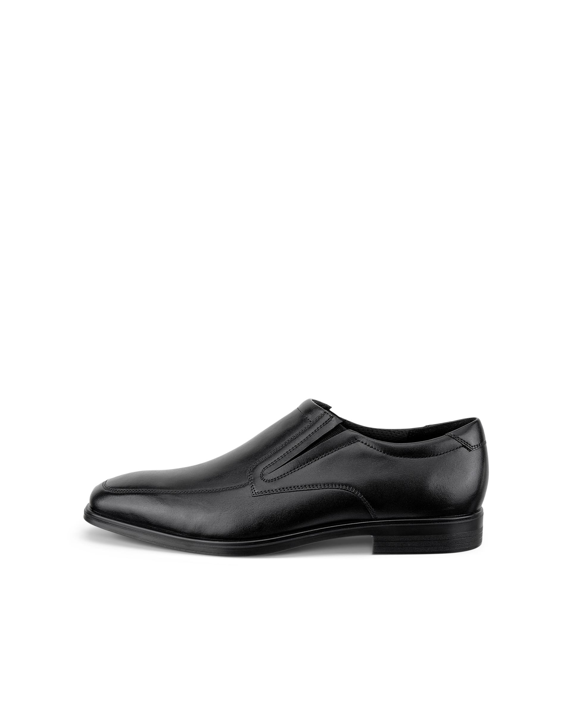 Miesten ECCO® MELBOURNE slip-on -juhlakenkä nahkaa - Musta - Outside