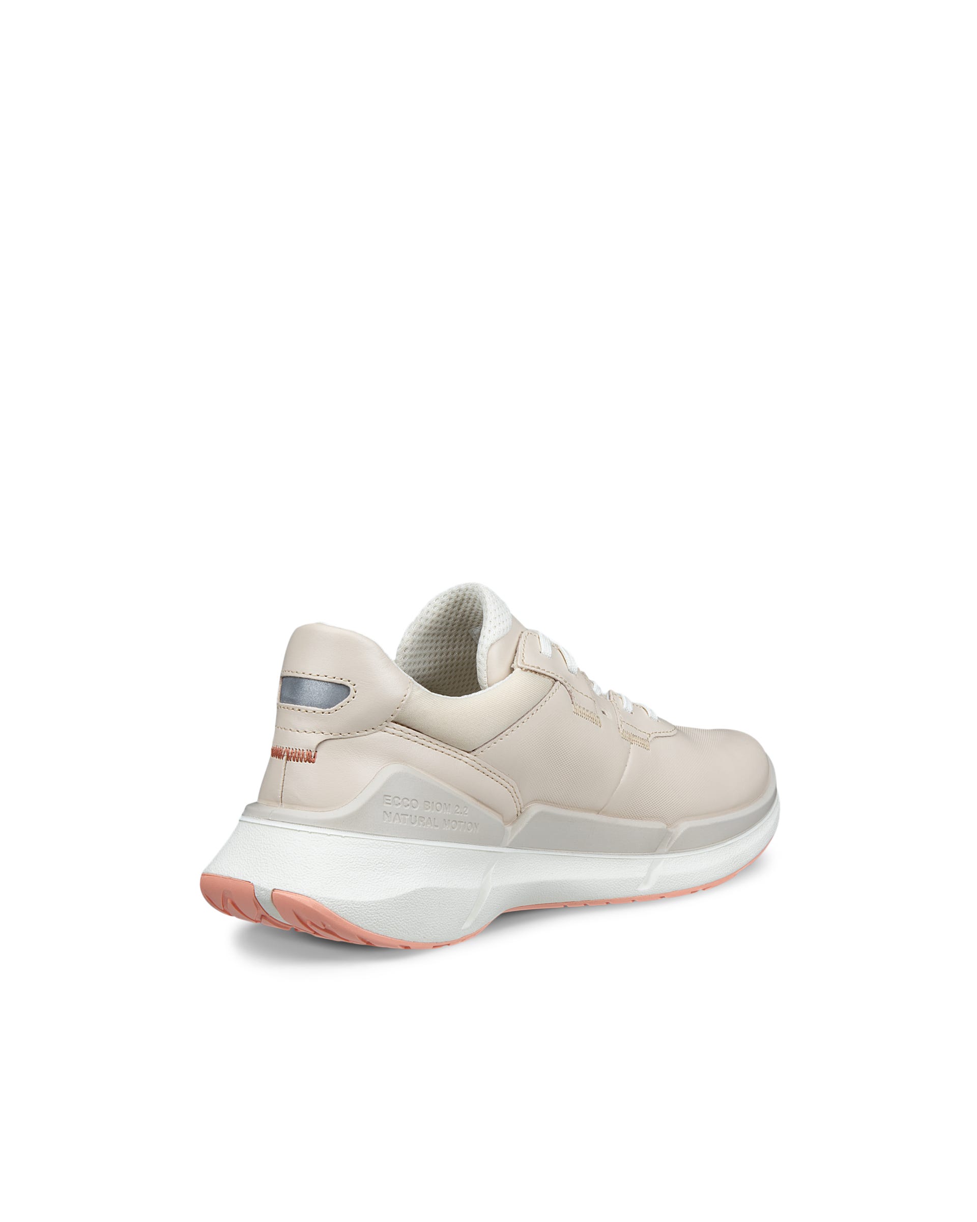 ECCO® BIOM 2.2 Dames leren sneaker - Beige - Back