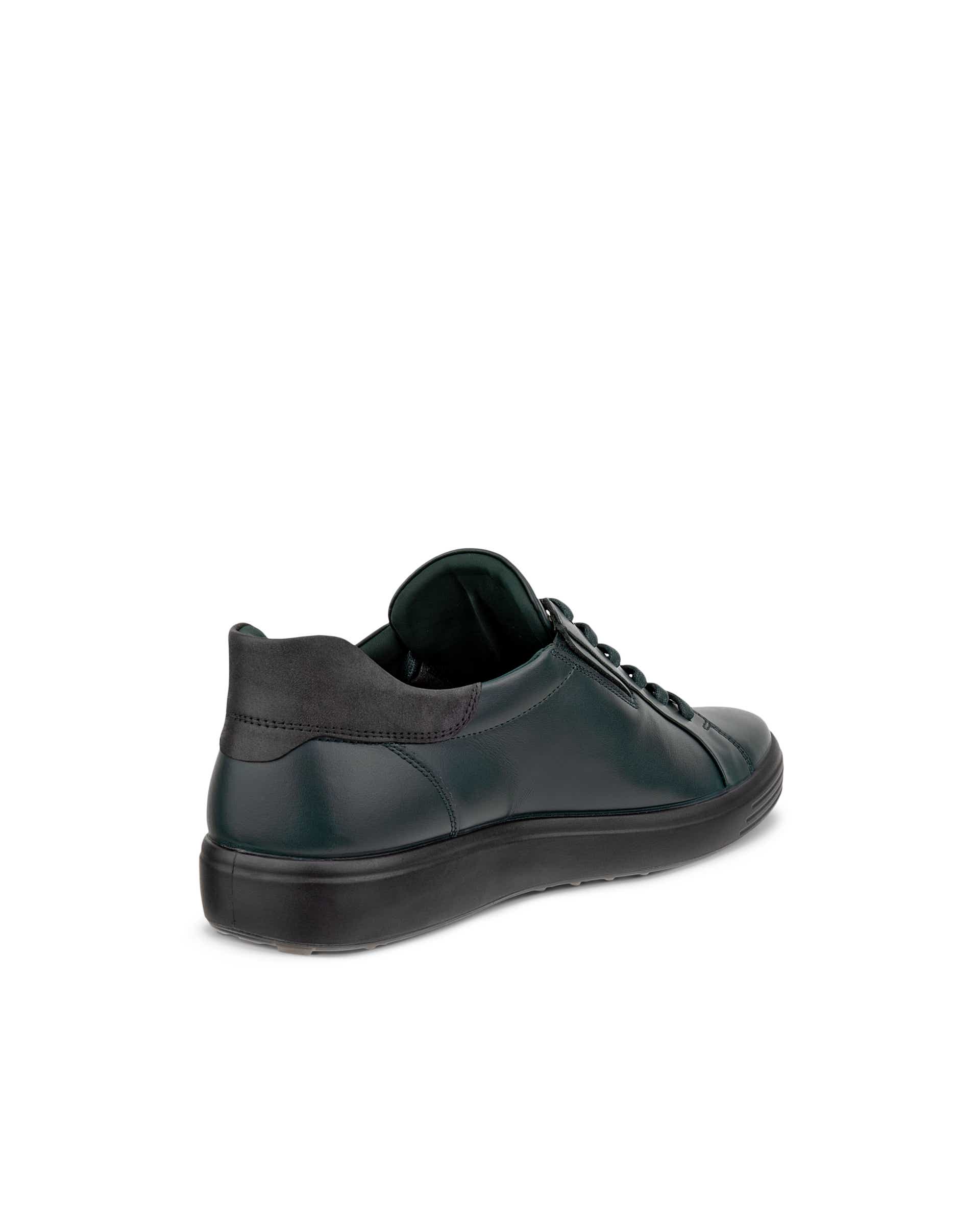 ECCO® SOFT 7 Herren Ledersneaker - Grün - Back