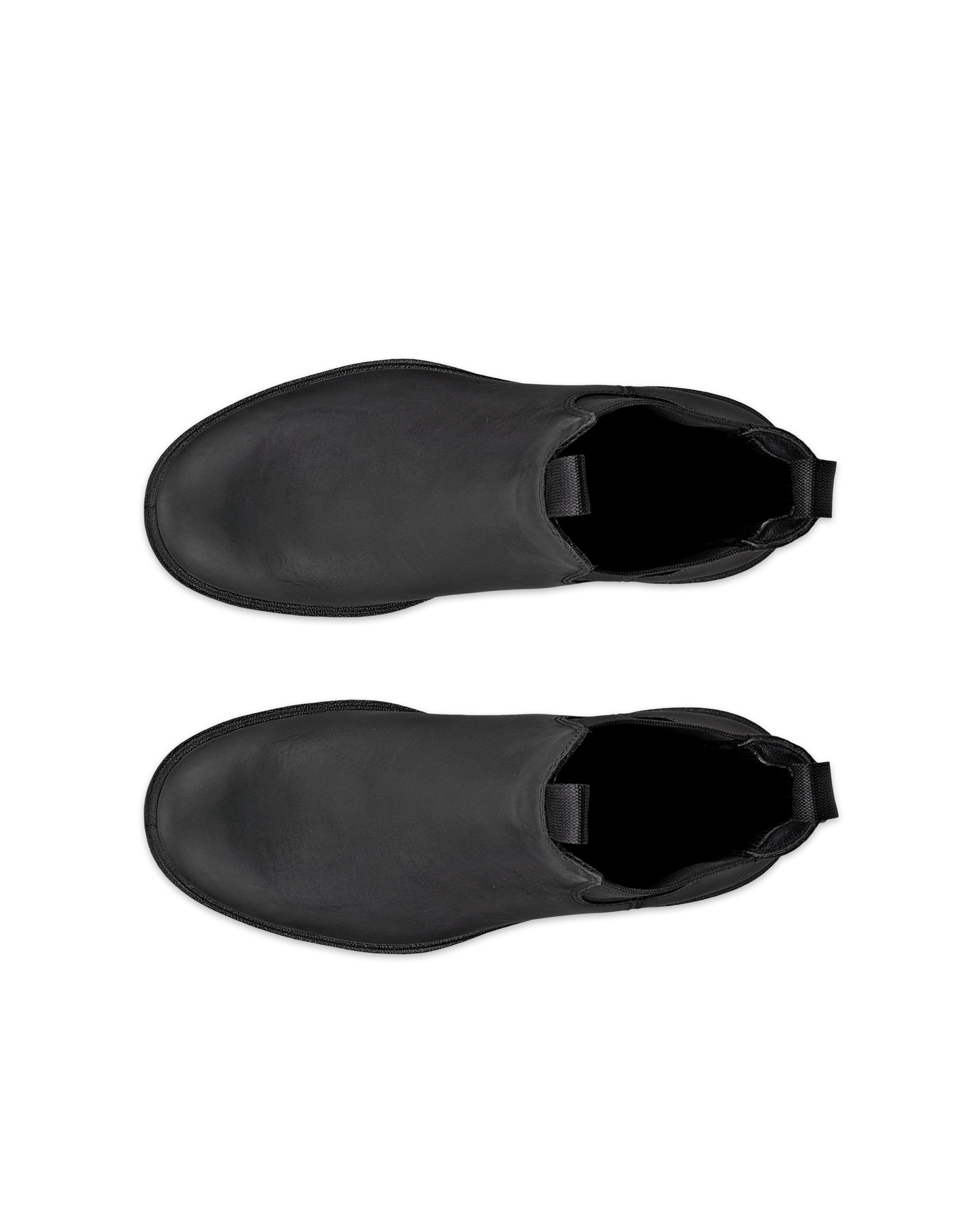 Pánske nubukové členkové čižmy ECCO® Grainer - Čierna - Top left pair