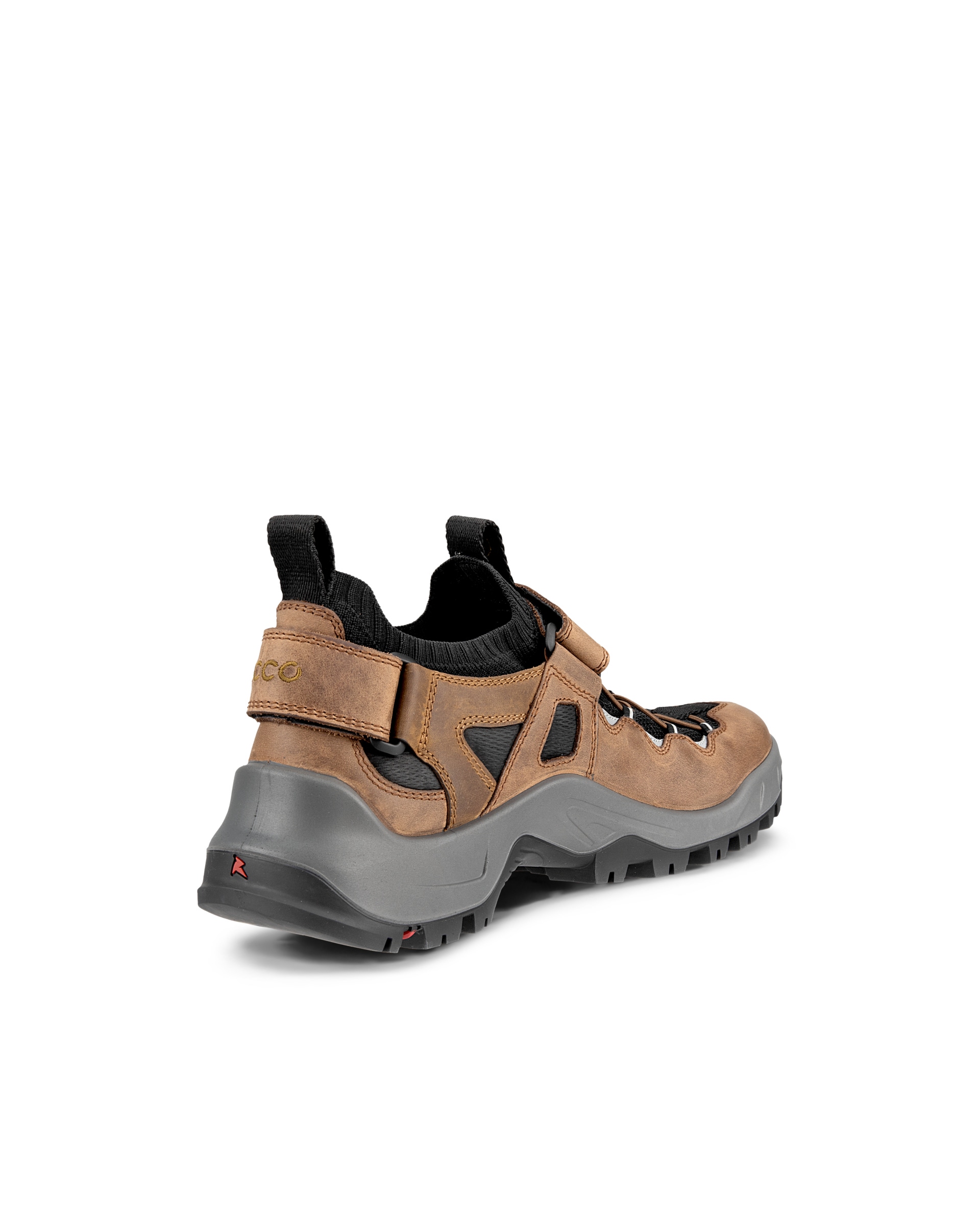 Men's ECCO® Offroad Nubuck Outdoor Shoe - Brown - Back