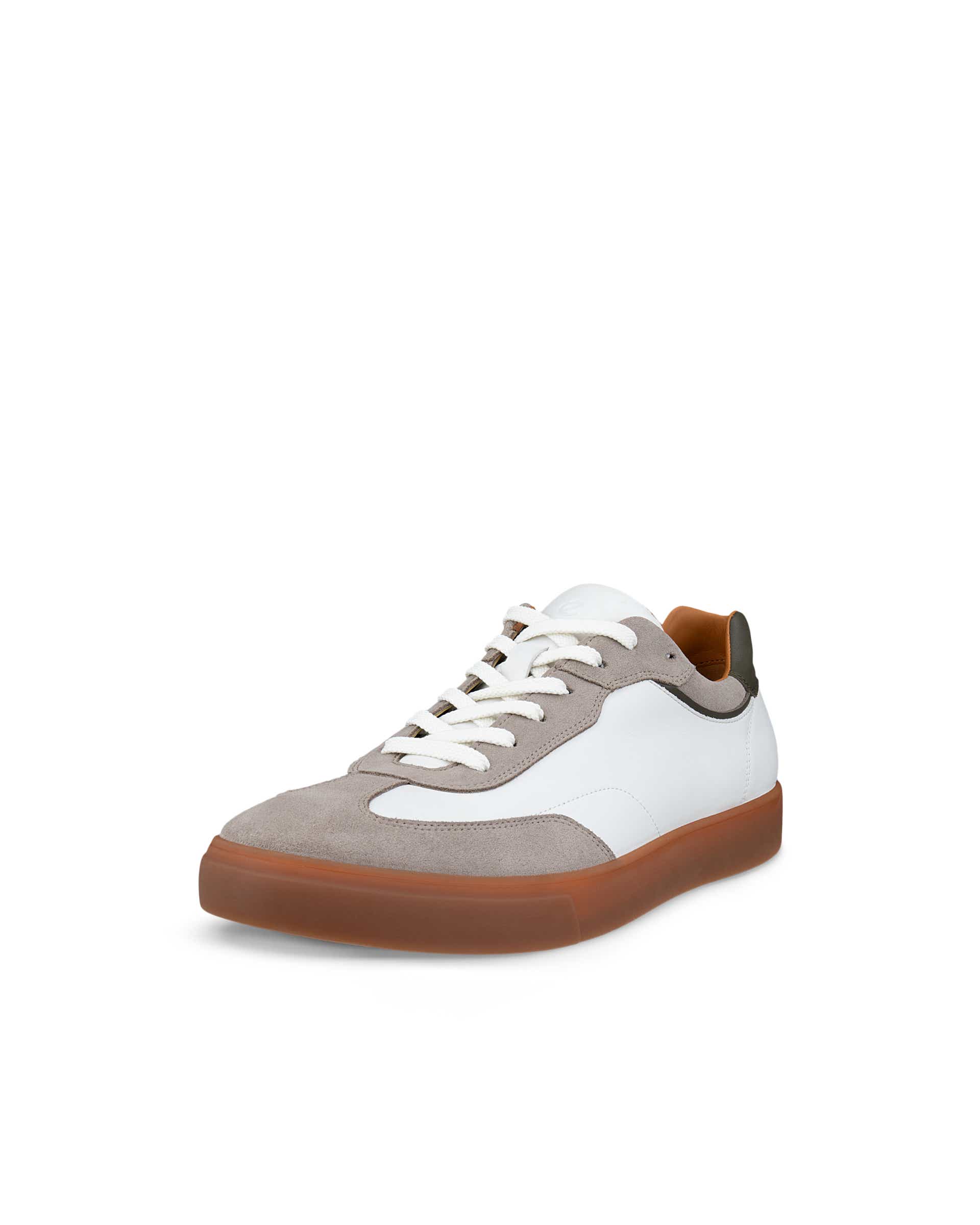 ECCO® SOFT 10 sneakers i læder til herrer - Hvid - Main