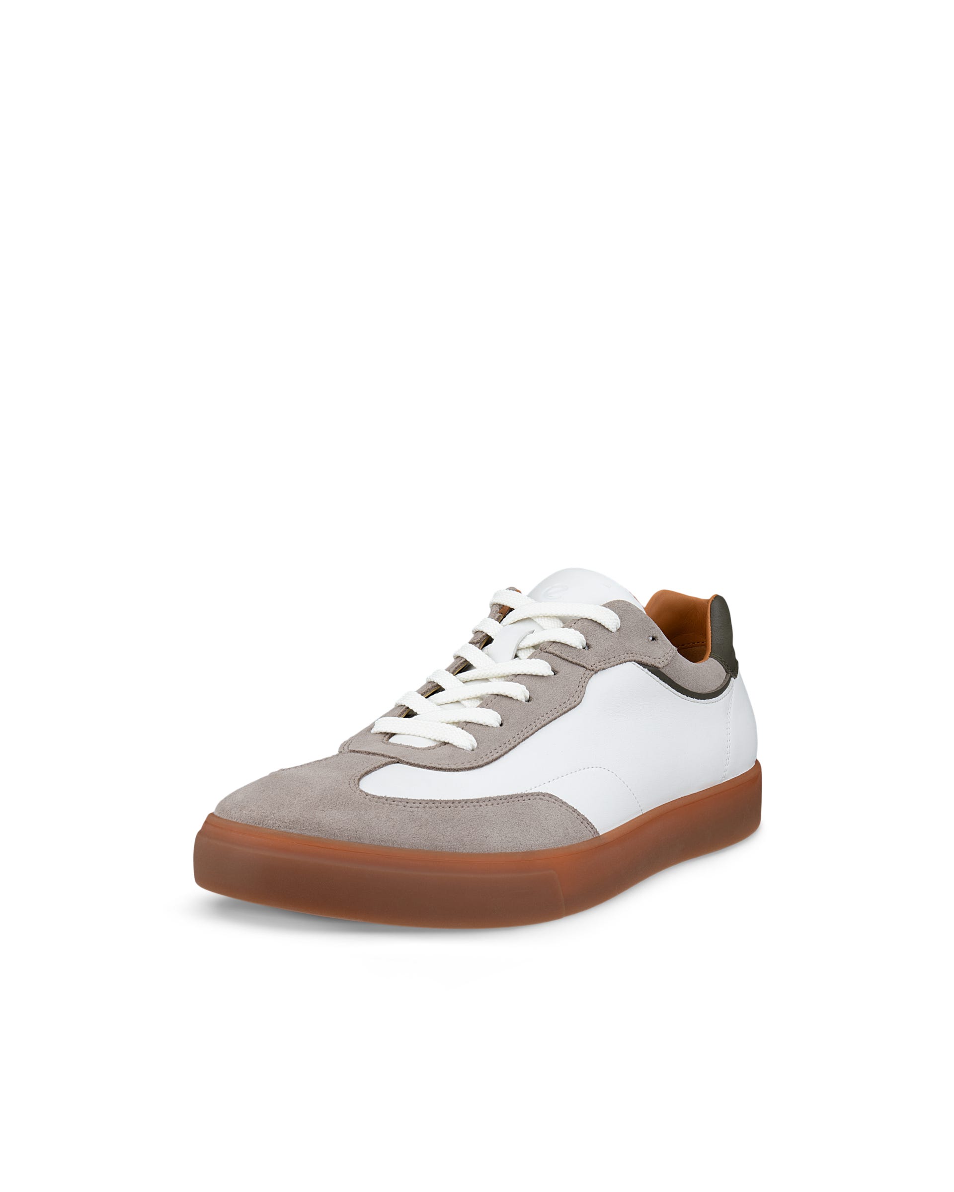 ECCO® SOFT 10 sneakers i læder til herrer - Hvid - Main