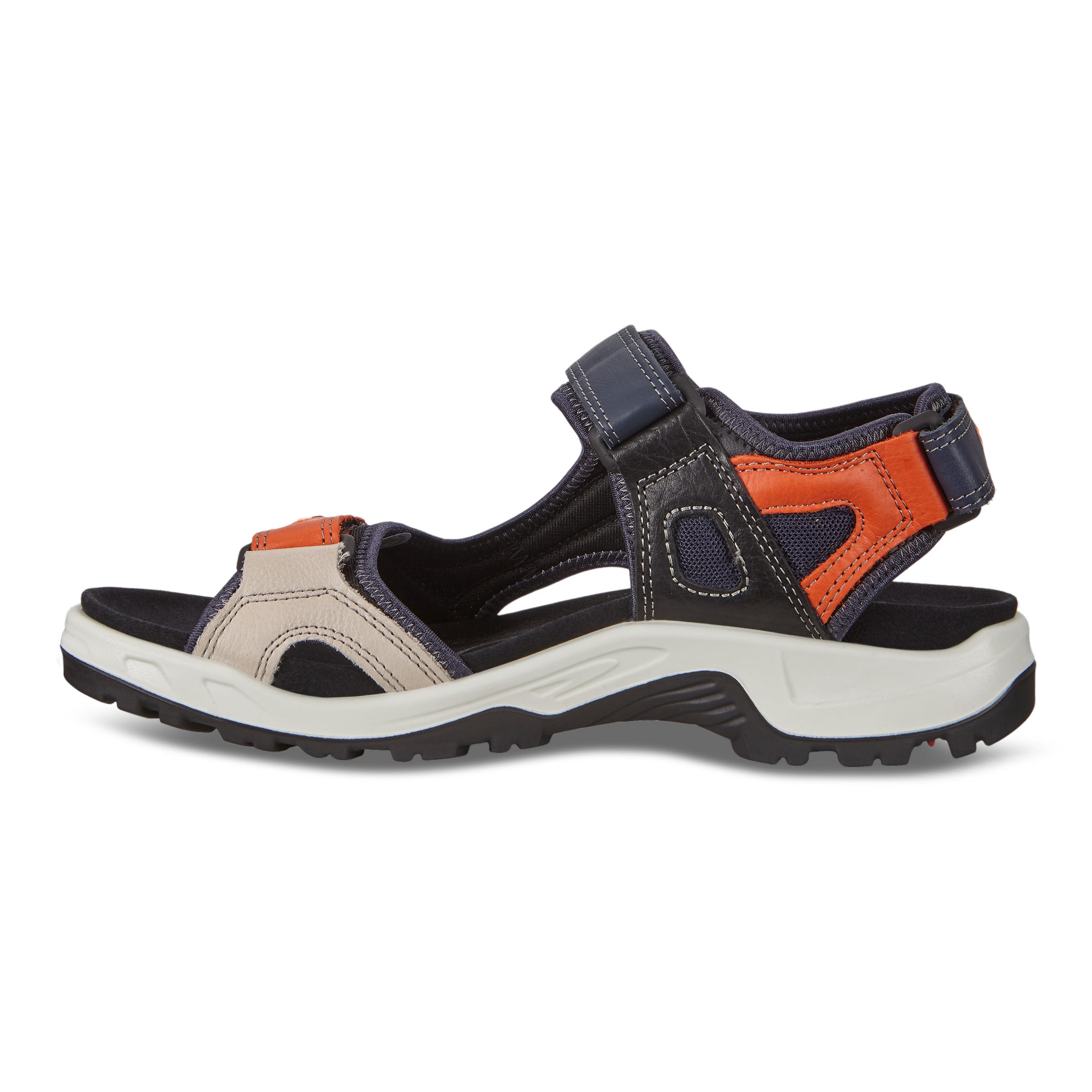 Men's ECCO® Offroad Leather Outdoor Sandal - Multicolour - Inside