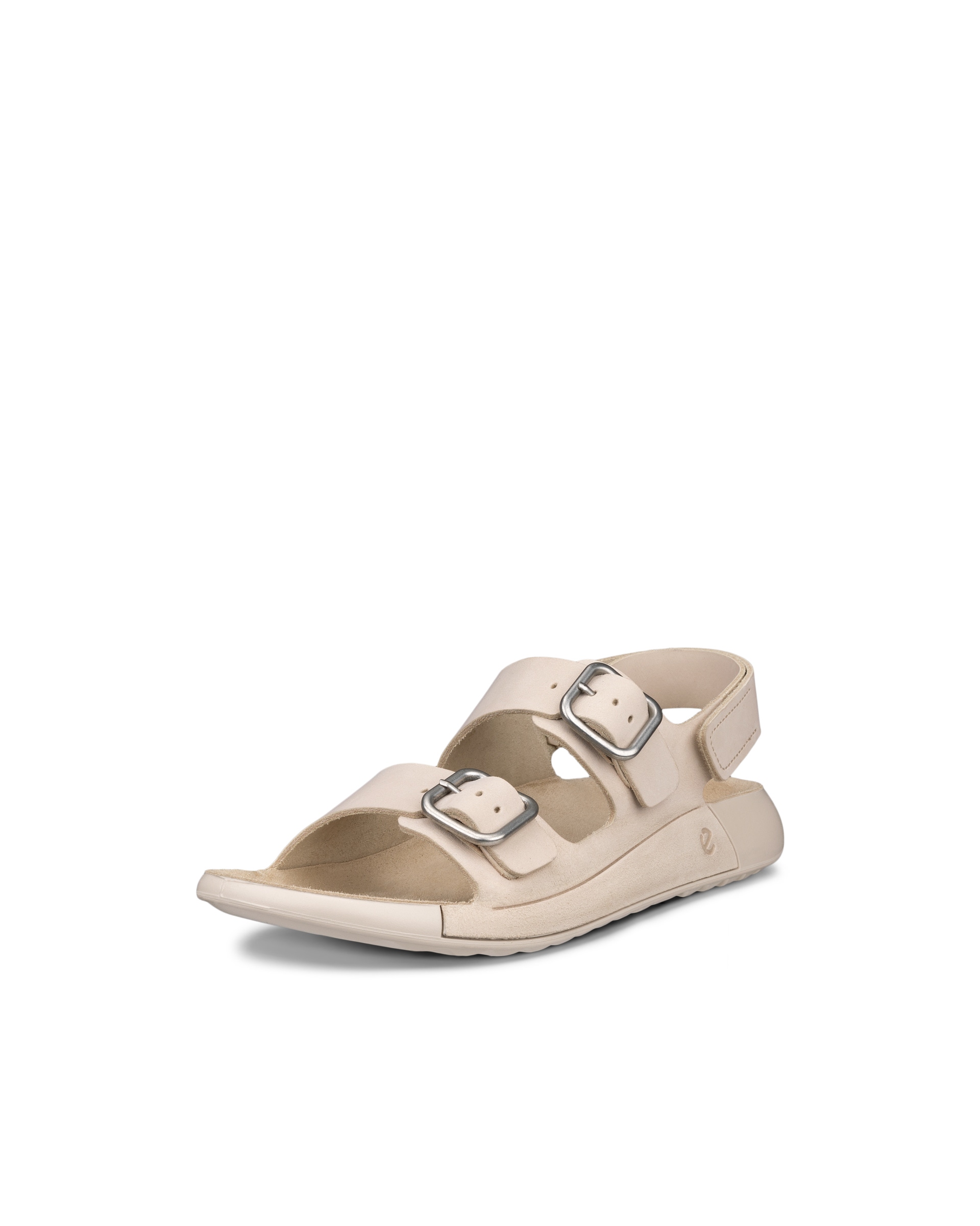 Sandalias con dos tiras de nobuk ECCO® Cozmo para mujer - Beige - Main