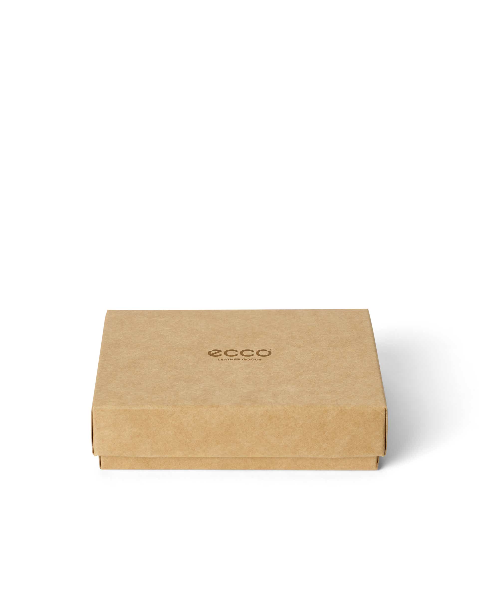 Porta-cartões em pele ECCO® Card Case - Castanho - Detail-2