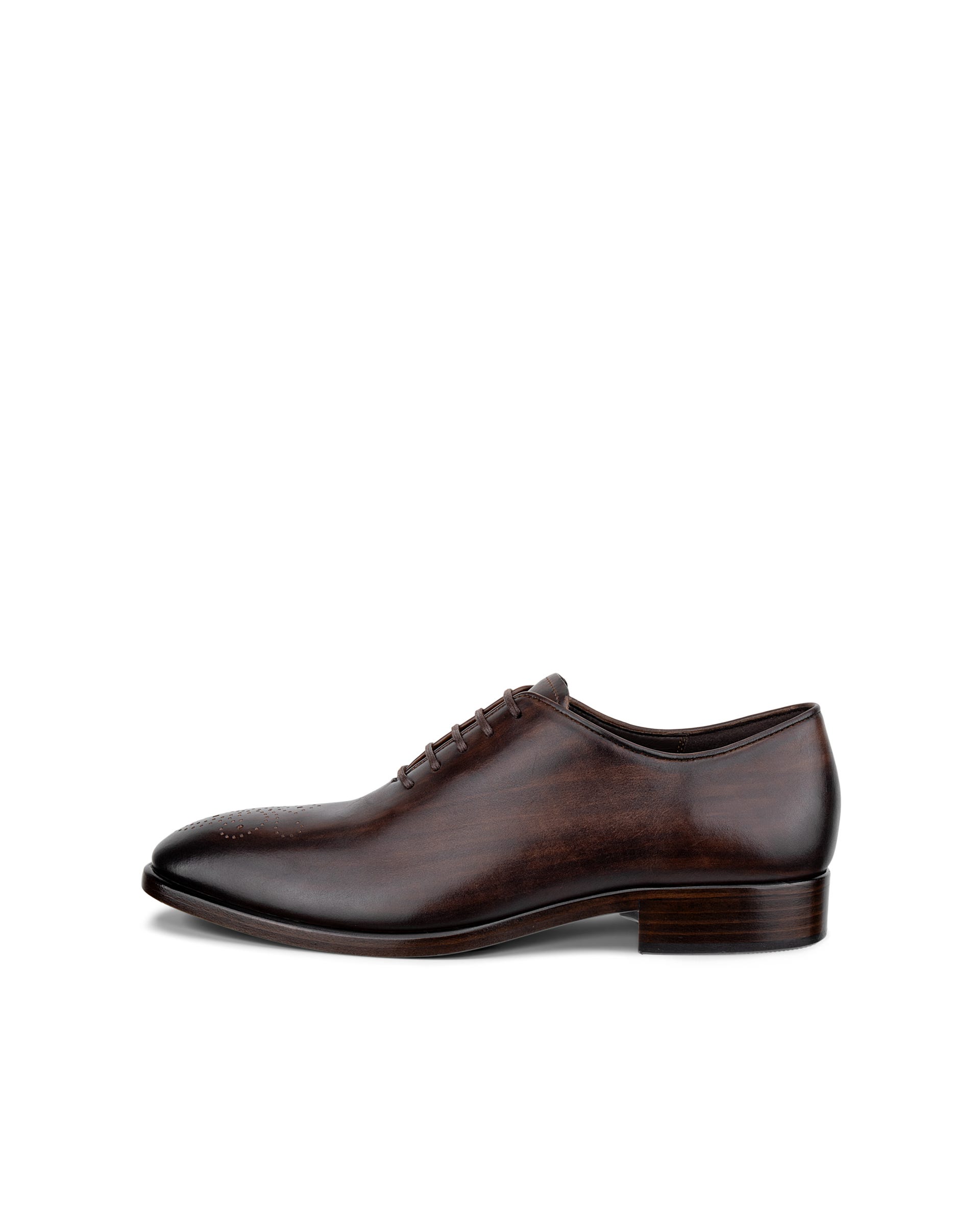 Sapatos oxford couro homem ECCO® VITRUS MONDIAL - Castanho - Outside