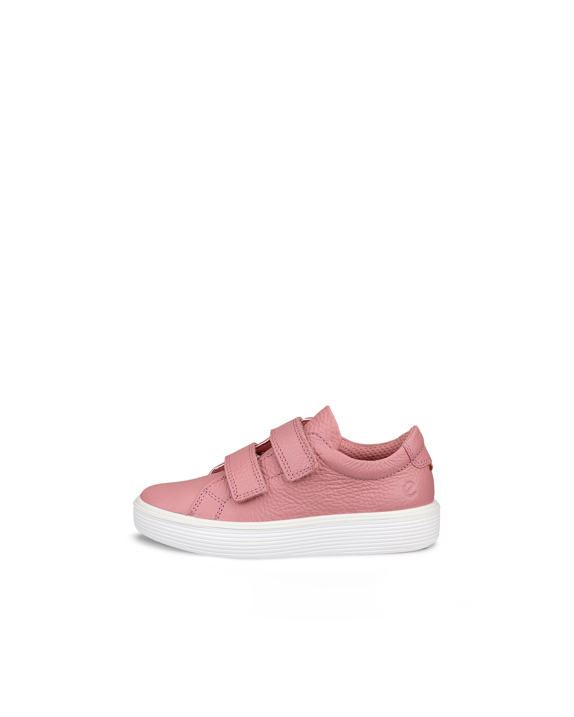 Kids' ECCO® Soft 60 Leather Sneaker - Pink - Outside