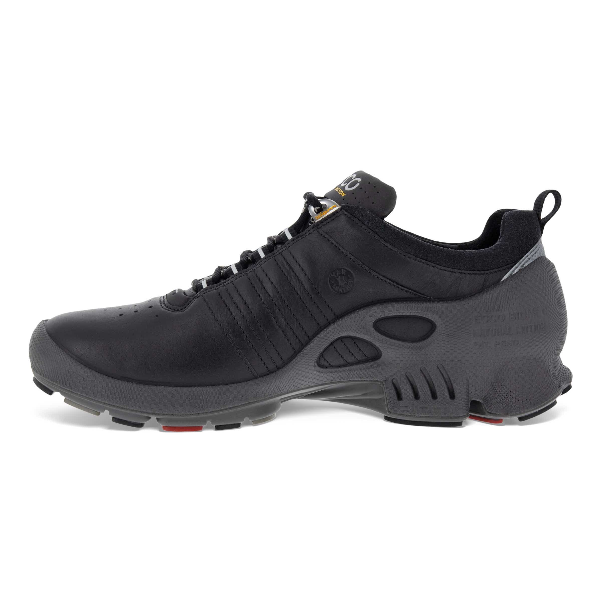 ECCO BIOM C Low メンズ レザースニーカー | ブラック