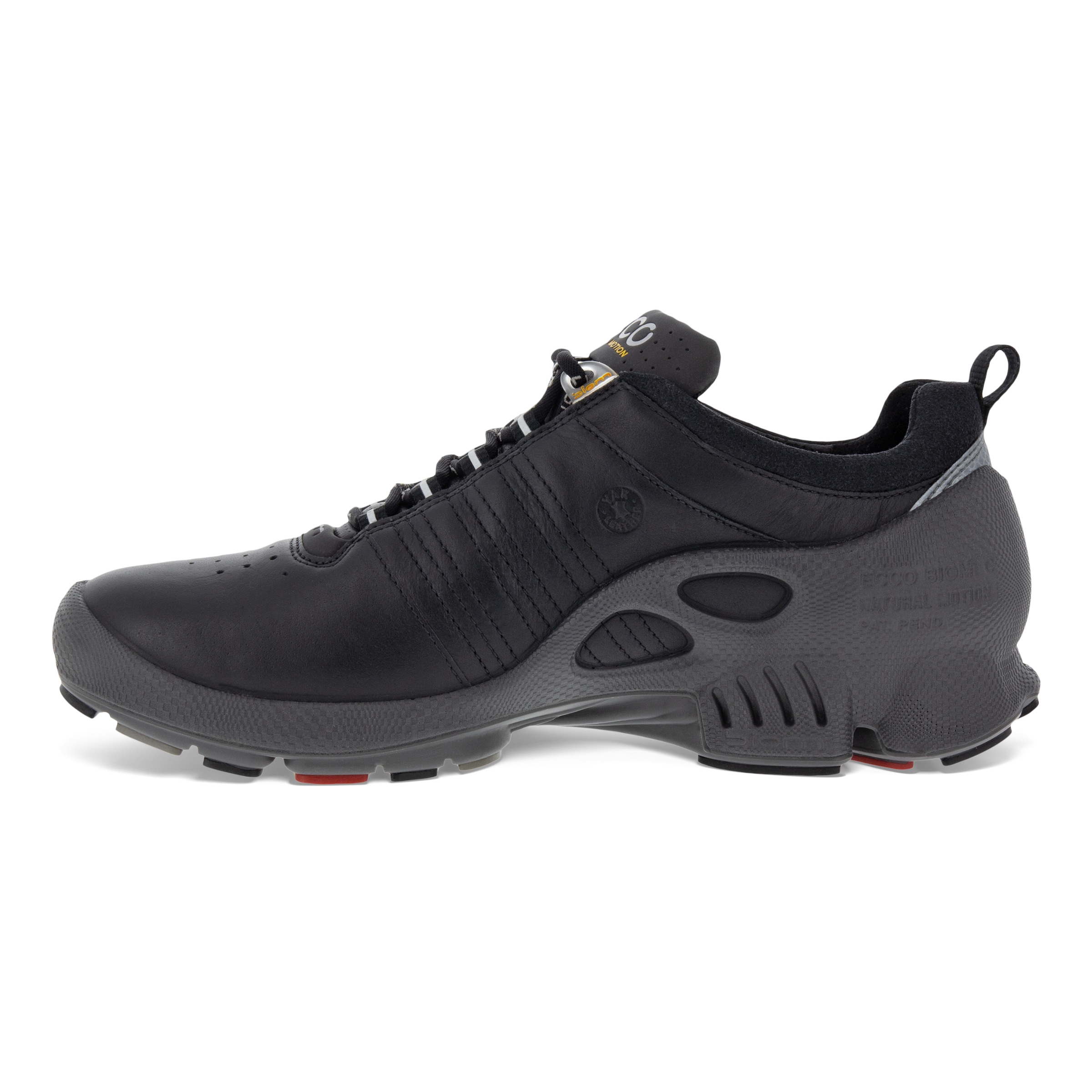 ECCO BIOM C Low メンズ レザースニーカー | ブラック
