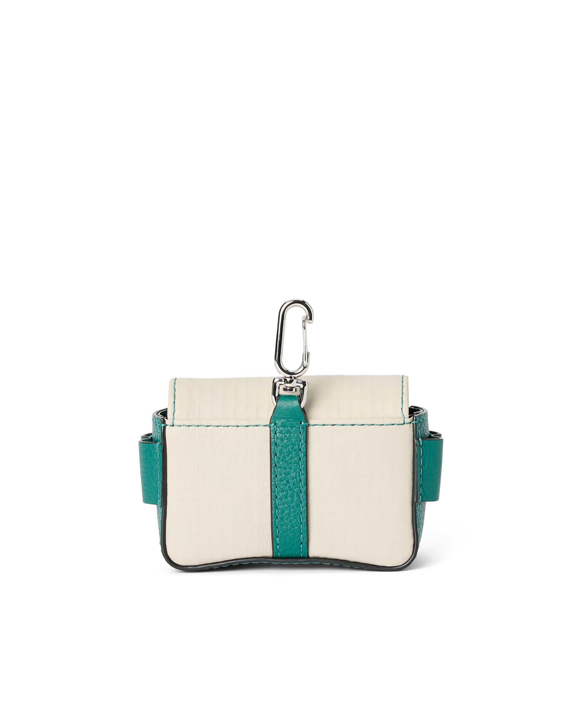 ECCO® Golf Zefer Leather Golf Ball Case - Beige - Back