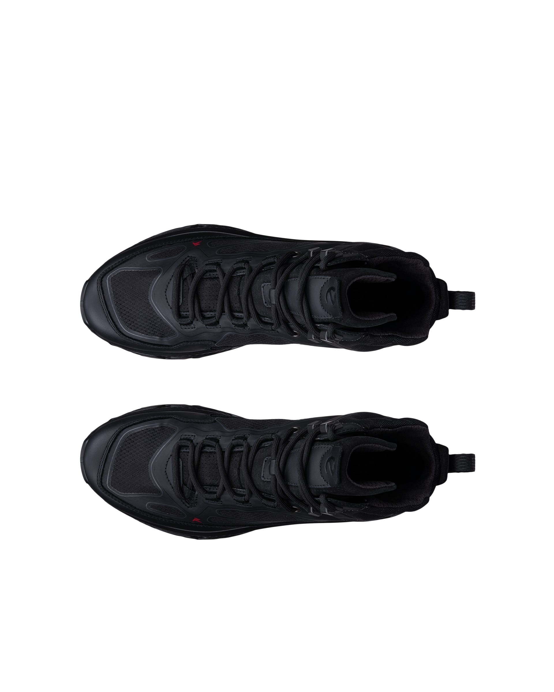 ECCO RECEPTOR XP WOMEN ウィメンズ レザーブーツ - ブラック - Top left pair