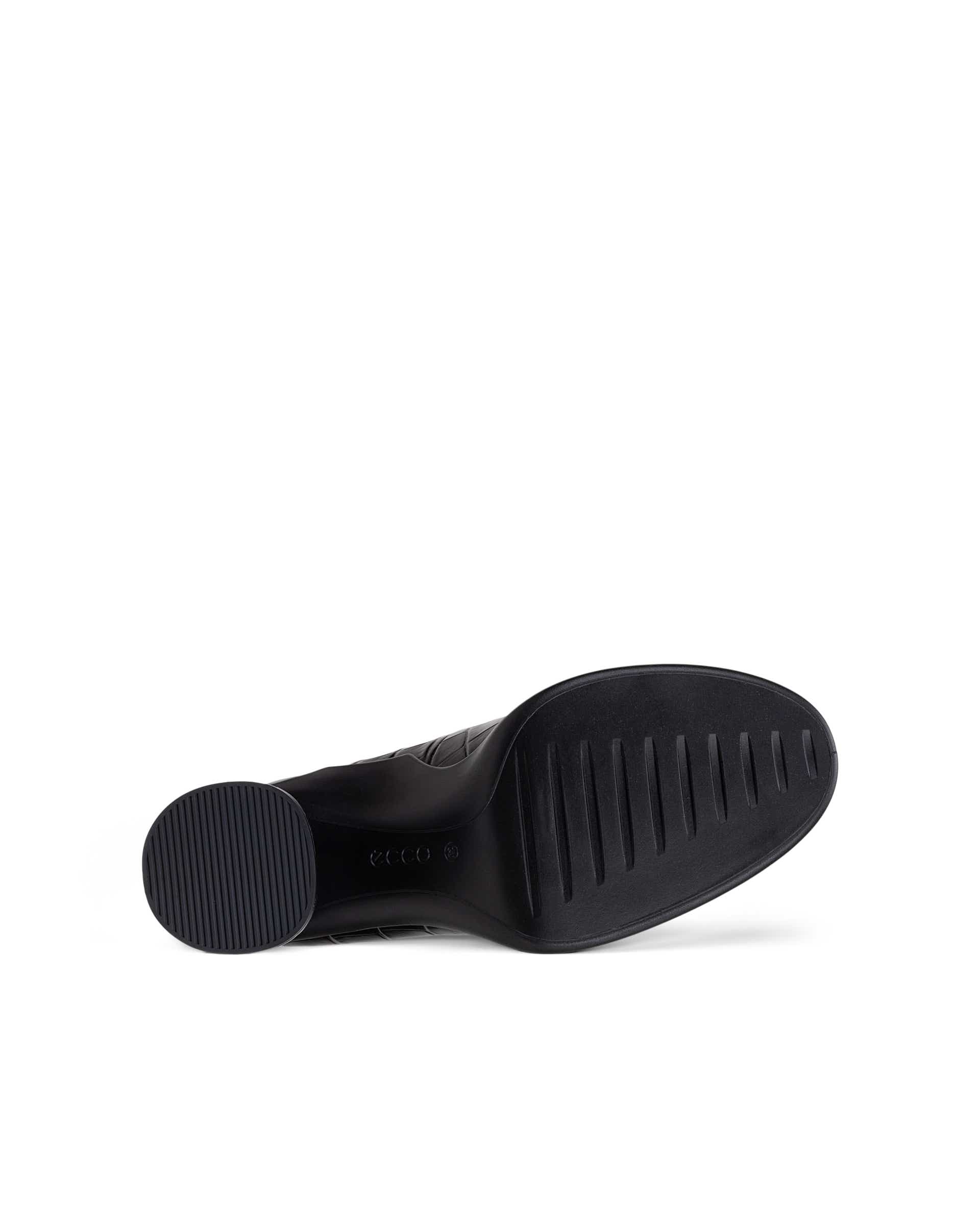 Dámské kožené lodičky na blokovém podpatku ECCO® SCULPTED LX 55 - Černá - Sole