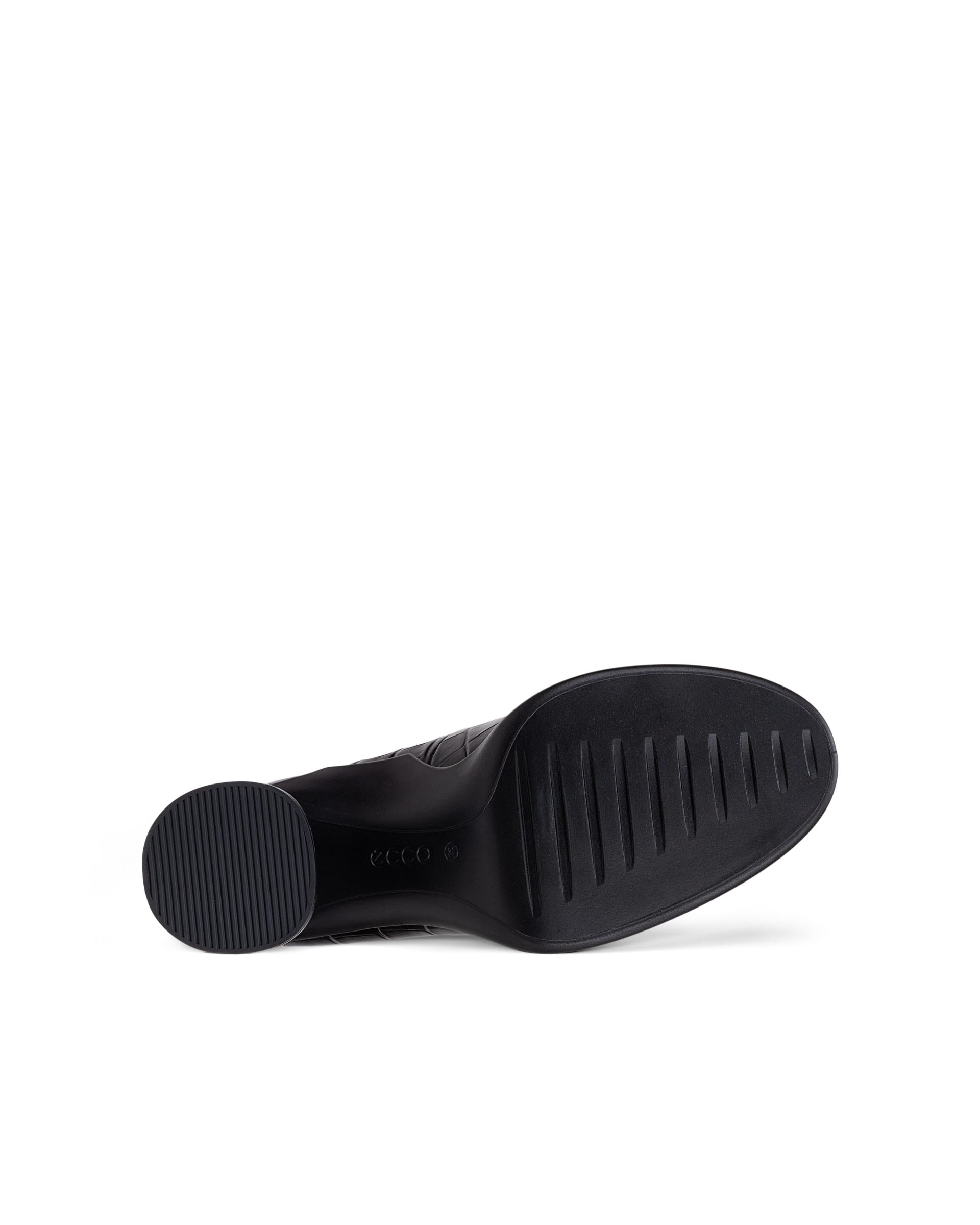 Dámské kožené lodičky na blokovém podpatku ECCO® SCULPTED LX 55 - Černá - Sole