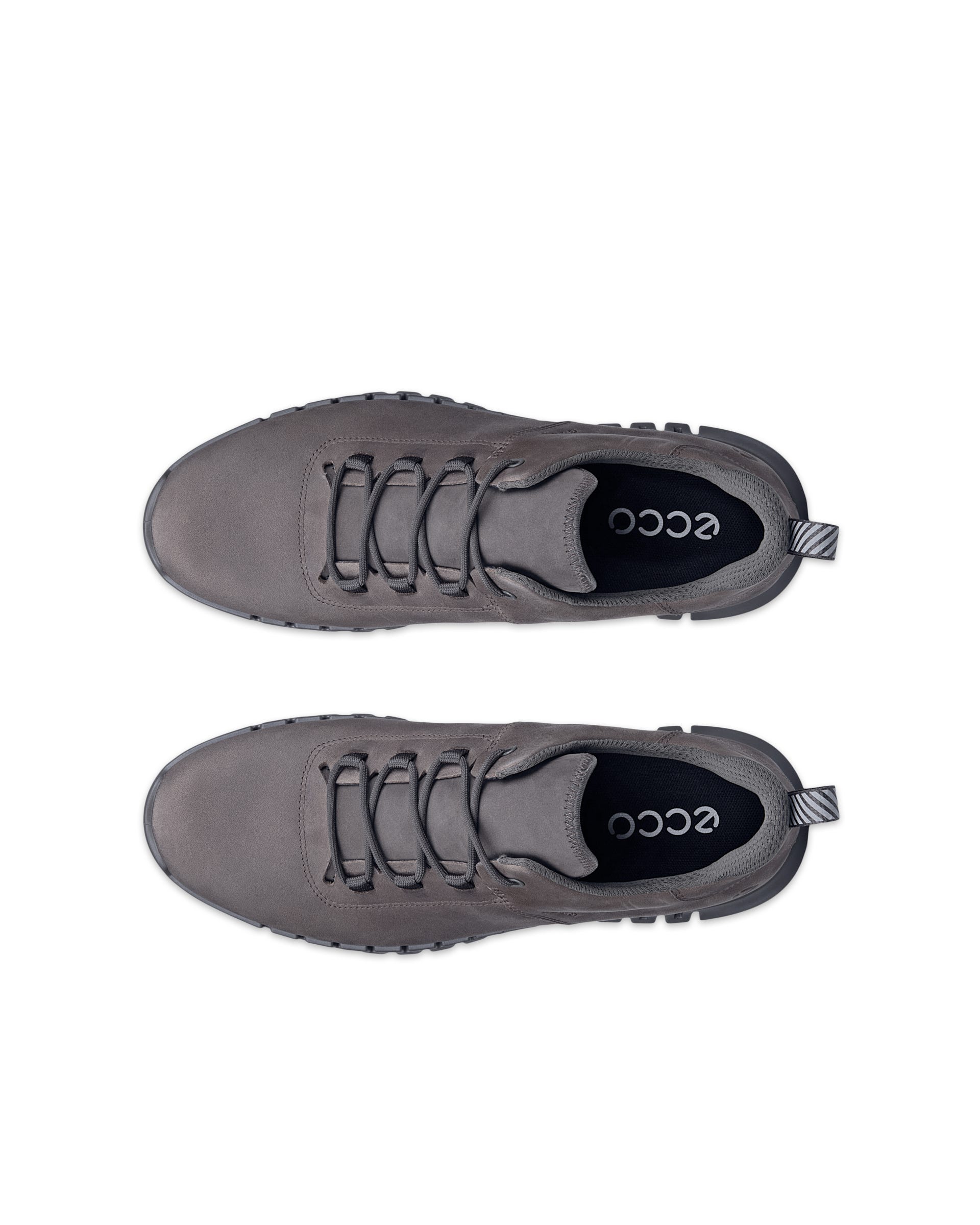 Men's ECCO® GRUUV Nubuck Gore-Tex Trainer - Beige - Top left pair