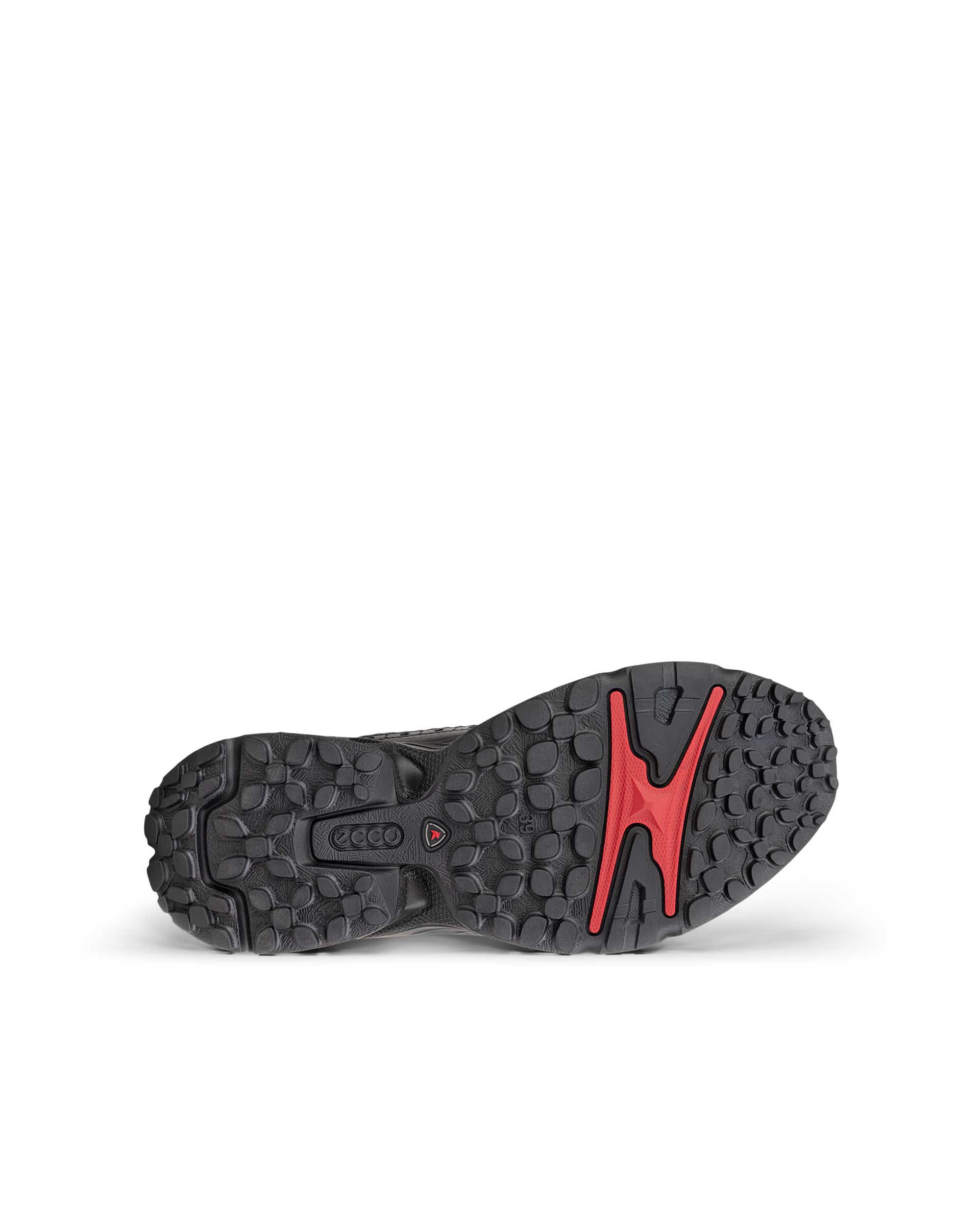Women's ECCO® RECEPTOR XP Leather Platform Trainer - Black - Sole