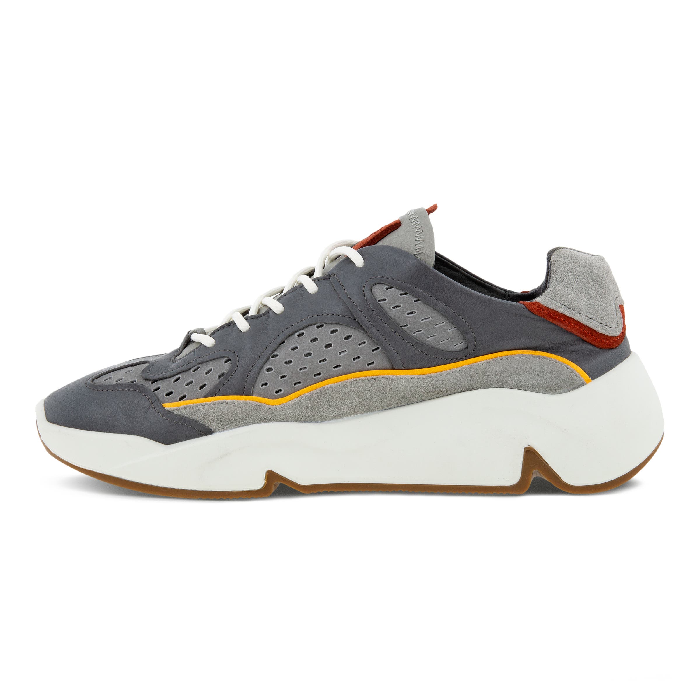 ECCO CHUNKY SNEAKER M Laced Sh - Grey - Inside
