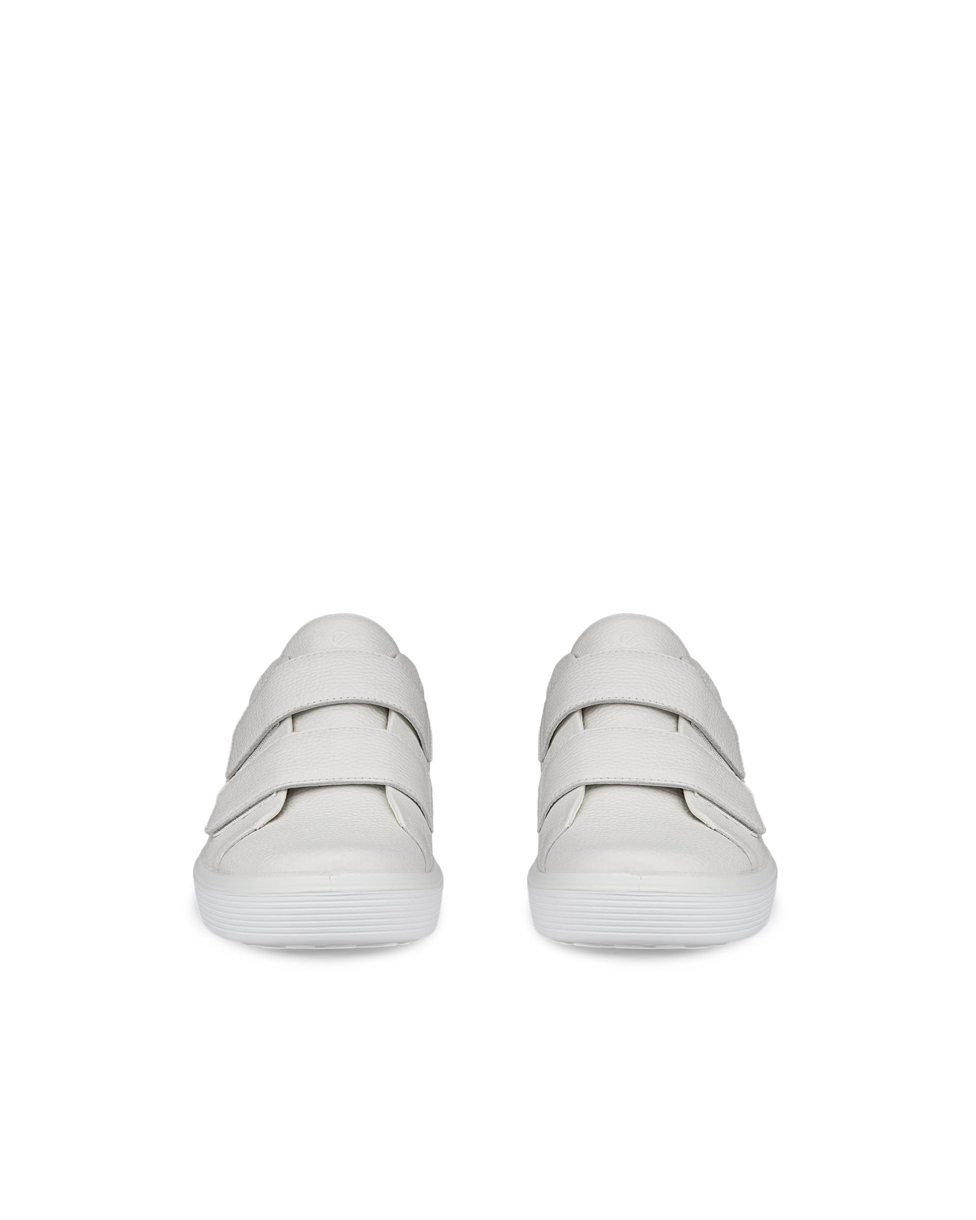 Men's ECCO® Soft 60 Leather Trainer - White - Front pair