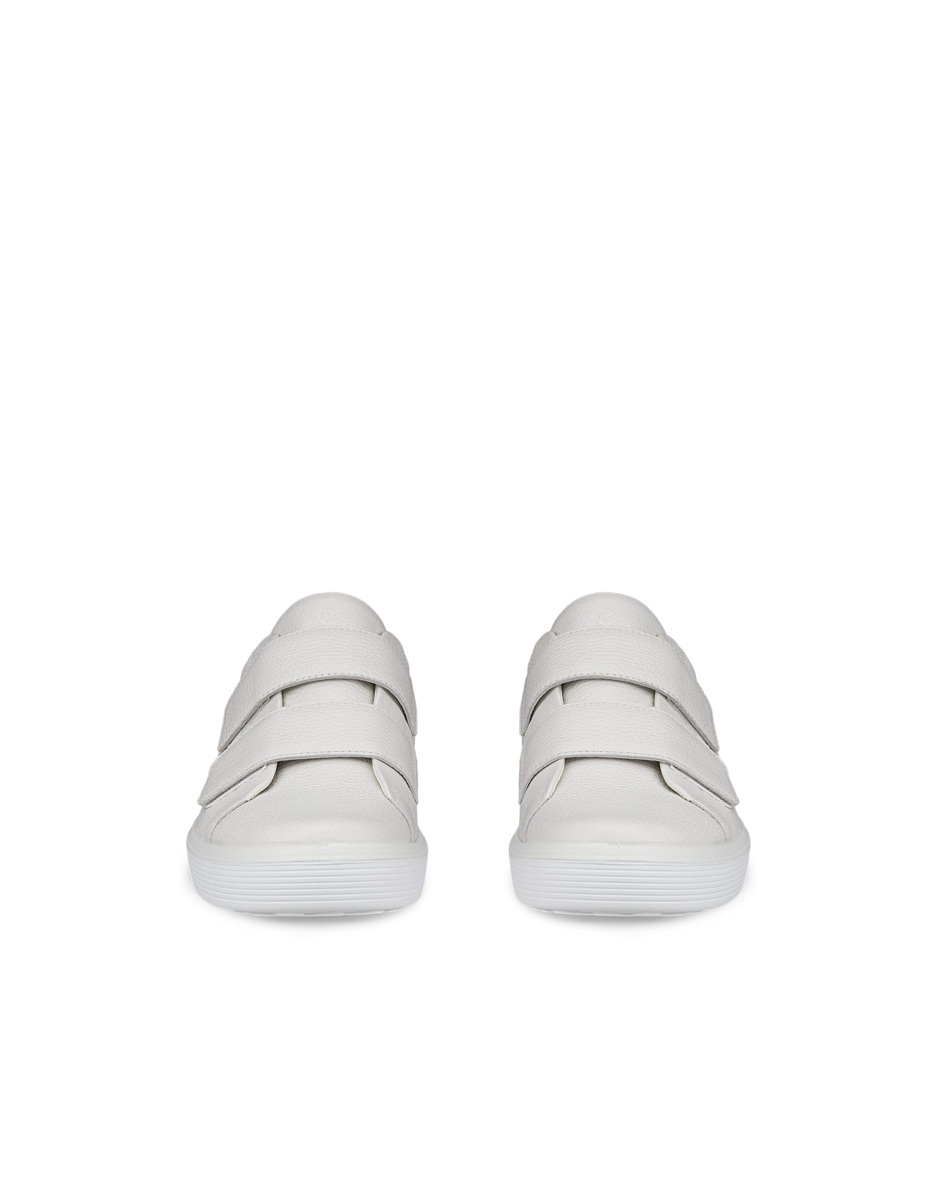 Men's ECCO® Soft 60 Leather Trainer - White - Front pair
