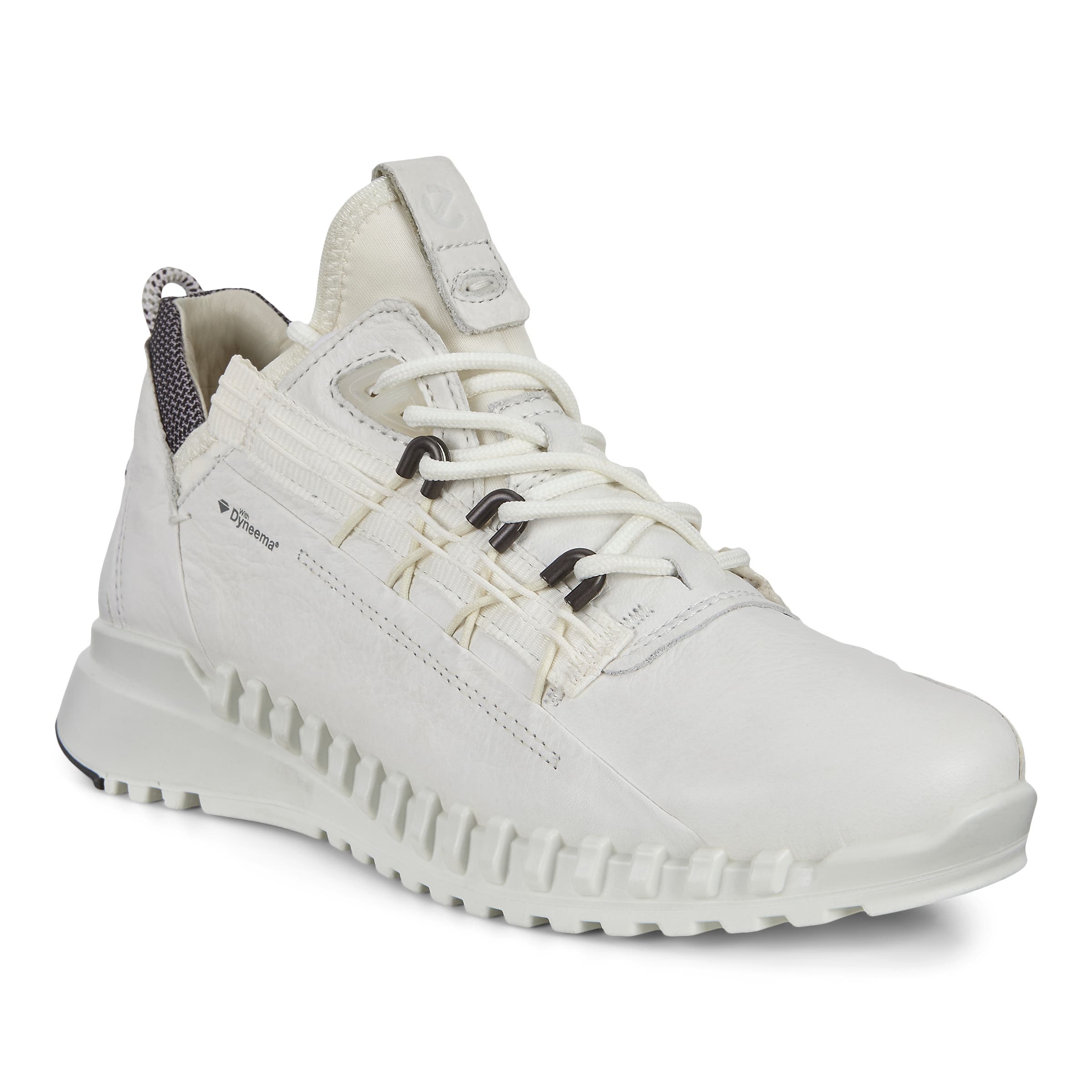 ECCO Zipflex Low Dyneema ウィメンズ レザースニーカー - ホワイト - Main