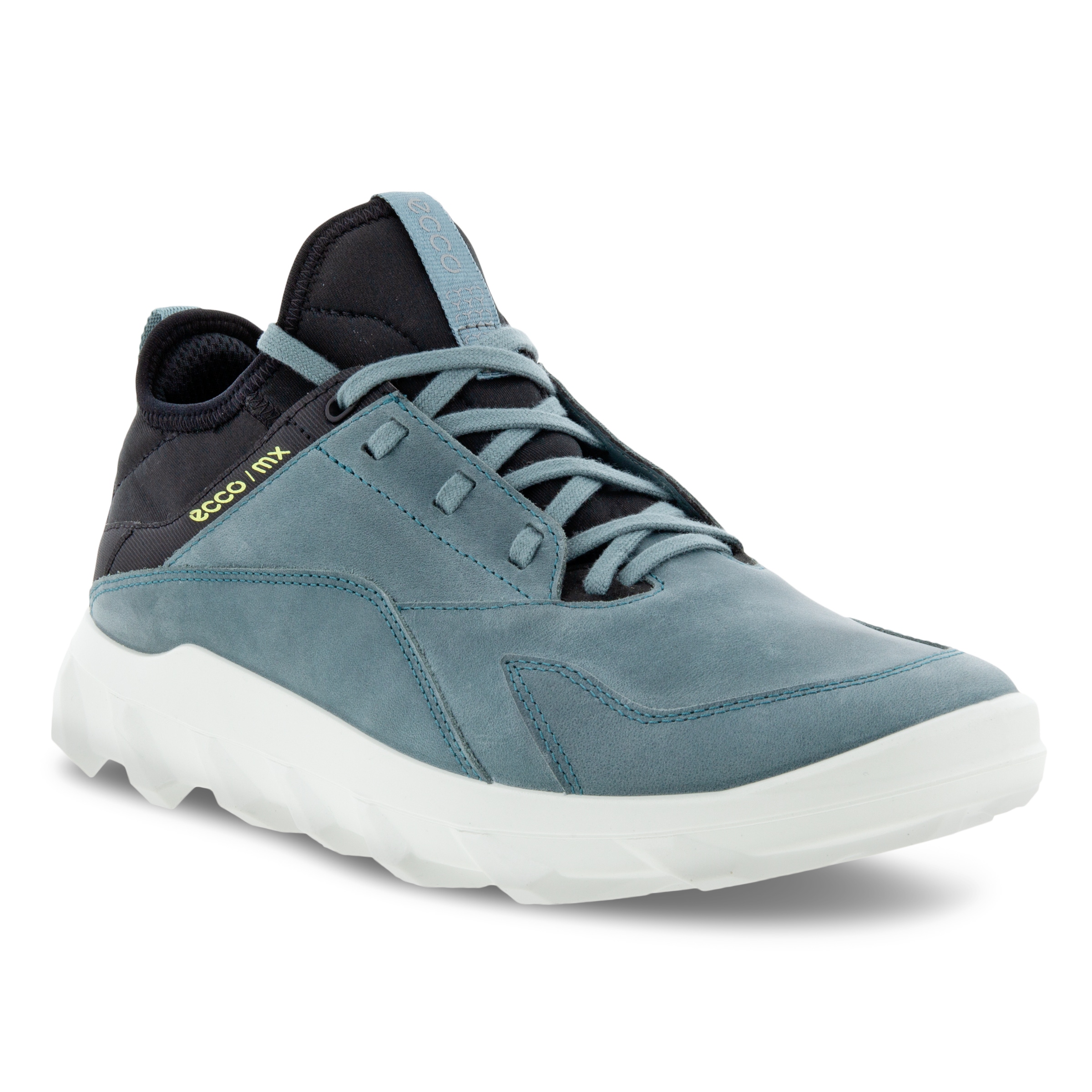 ECCO MX Low メンズ ヌバックアウトドアスニーカー | ブルー