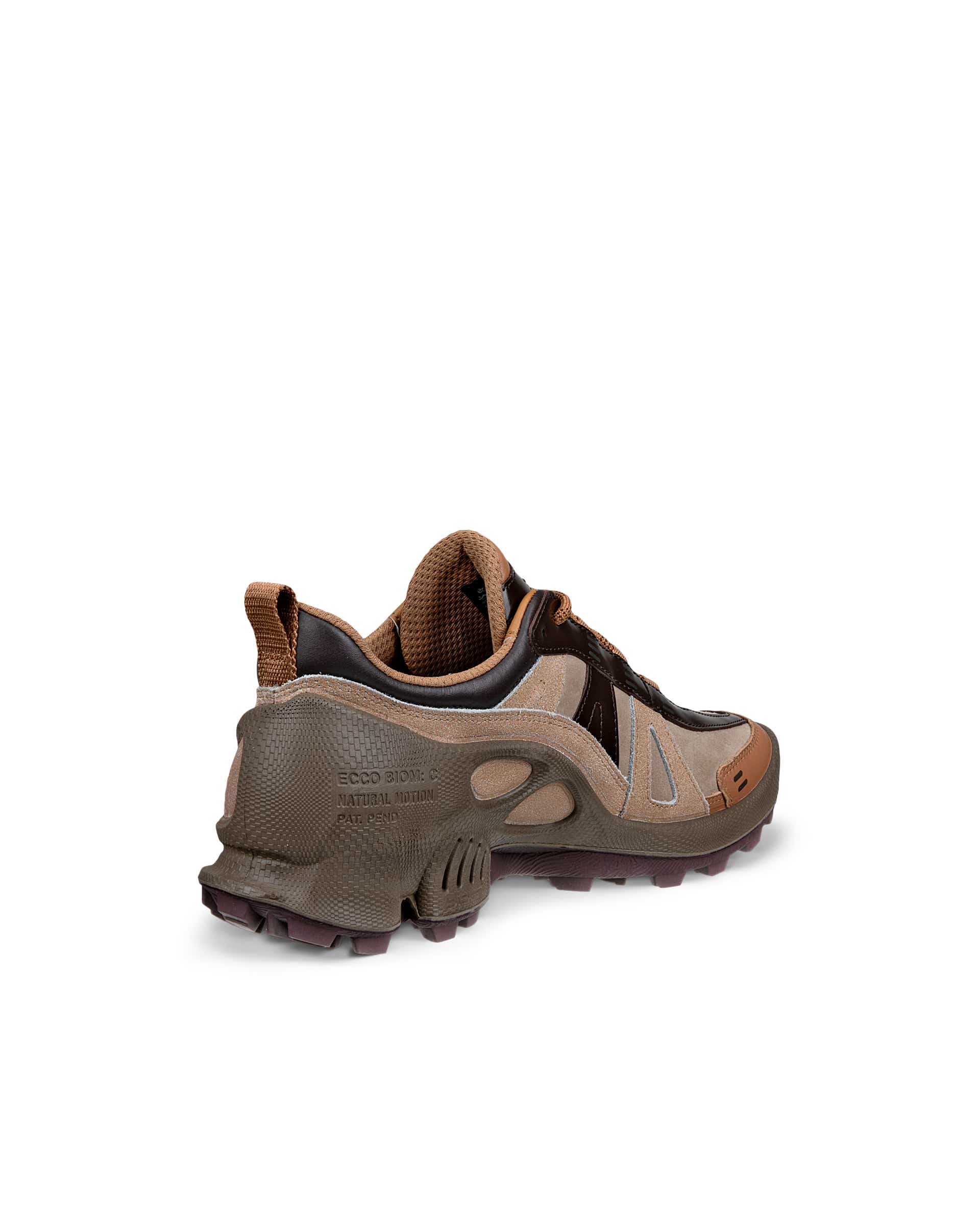 ECCO® BIOM C-Trail baskets de plein air en cuir pour femme - Brun - Back