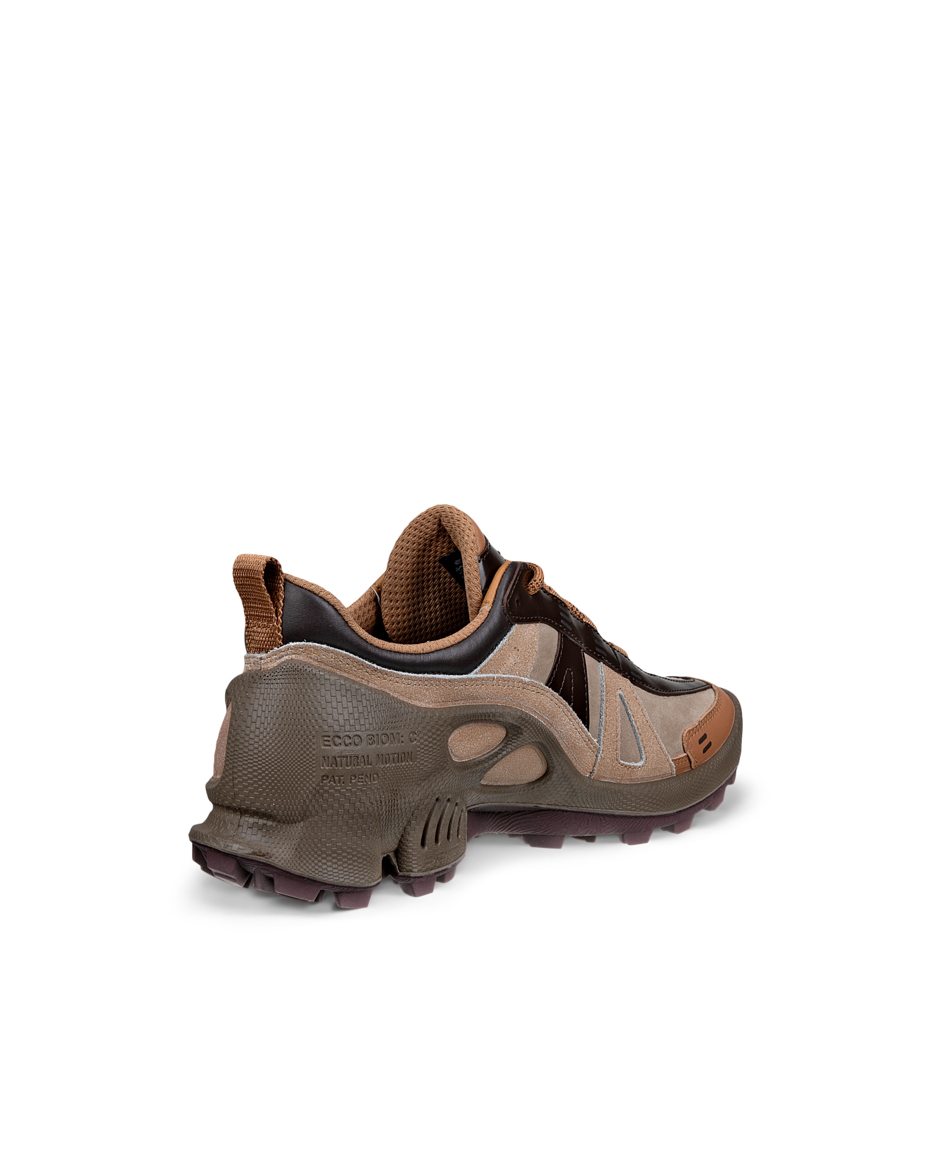 ECCO® BIOM C-Trail baskets de plein air en cuir pour femme - Brun - Back
