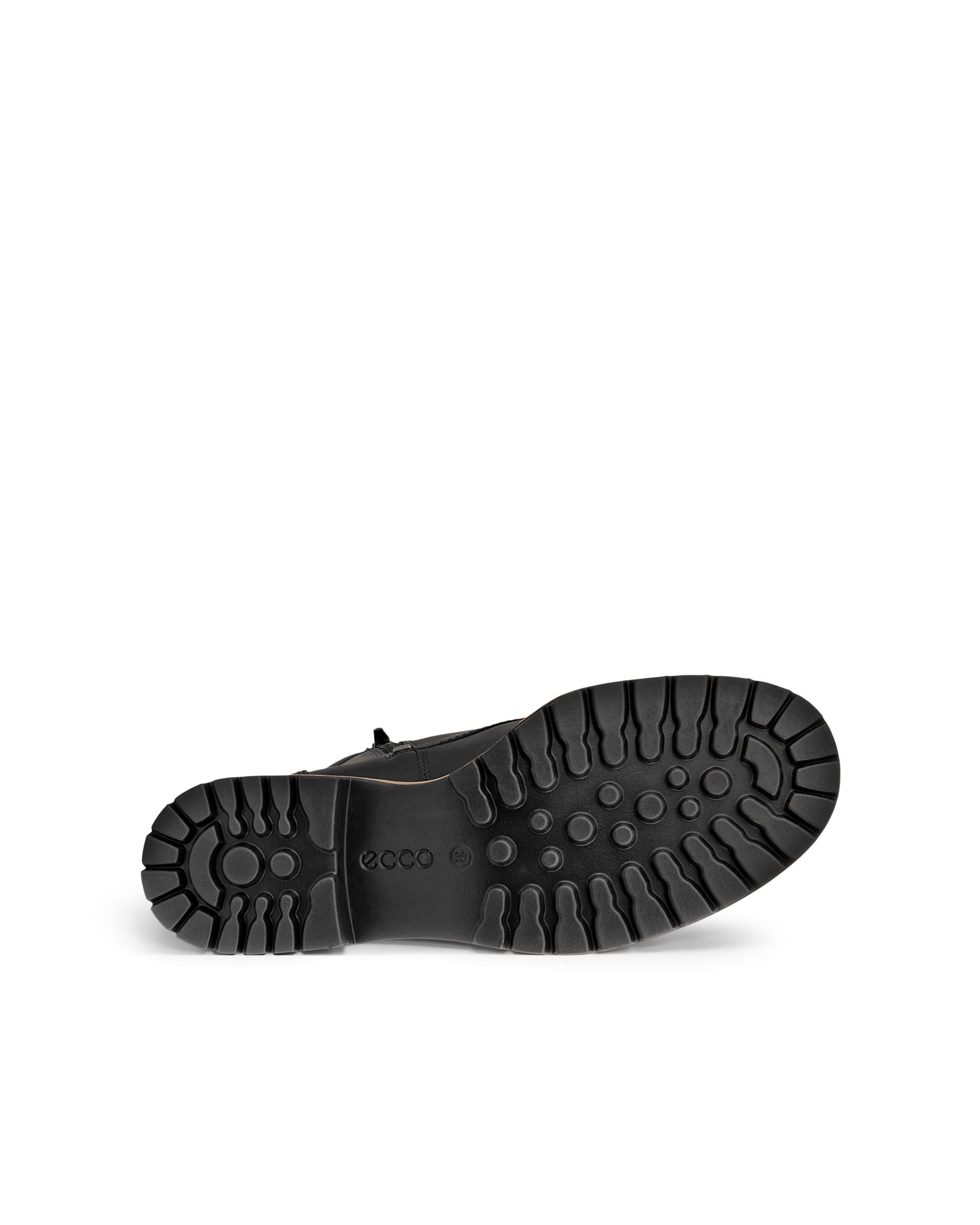 ECCO® ELAINA Damen Schnürstiefel aus Nubukleder - Schwarz - Outside
