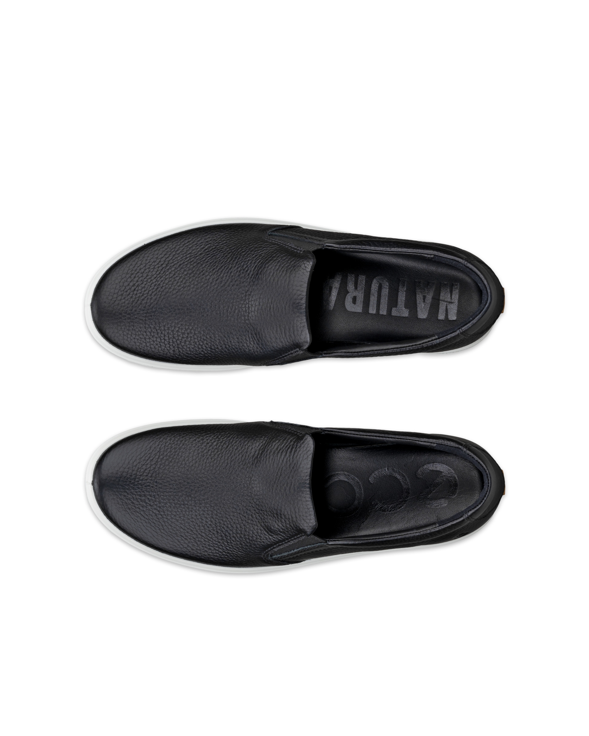ECCO SOFT 60 WOMEN'S SLIP-ON - Black - Top left pair