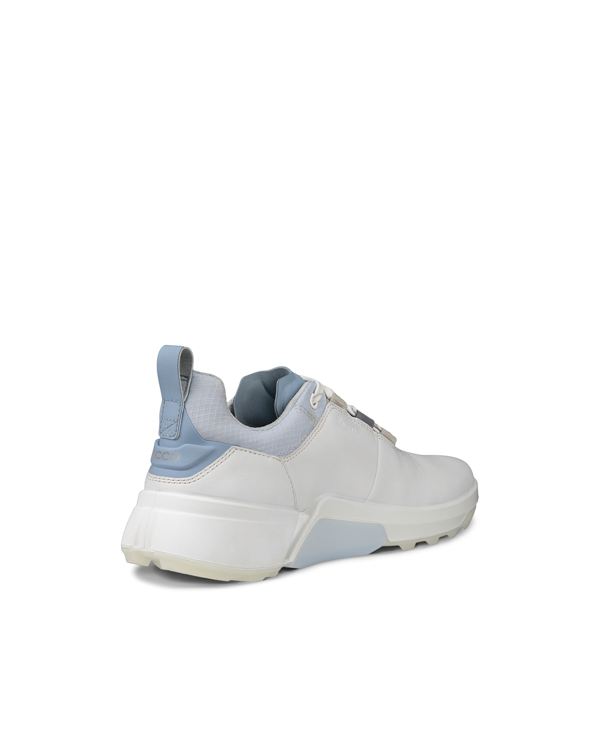 Women's ECCO® Golf Biom H4 Leather Gore-Tex Golf Shoe - White - Back