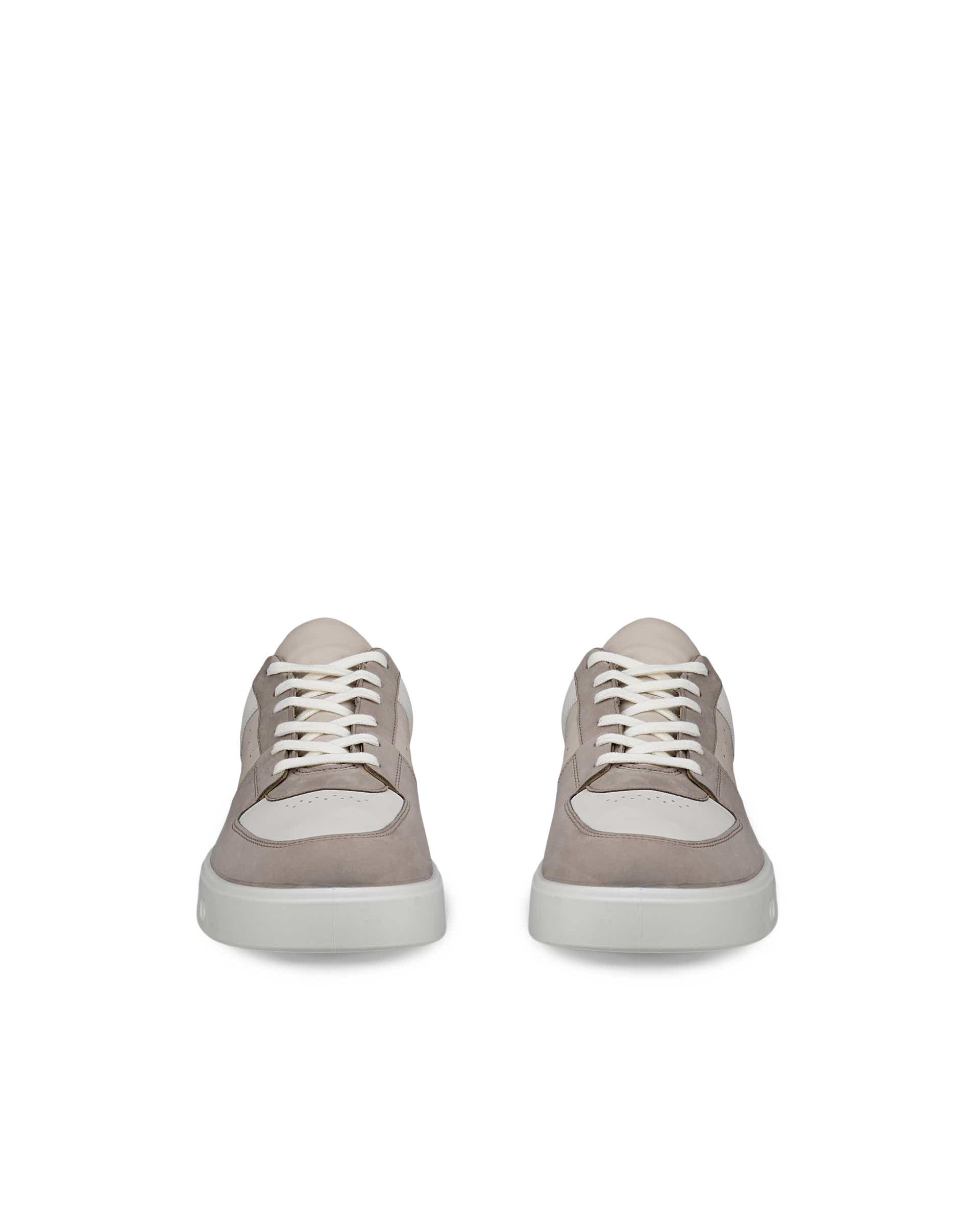 ECCO® STREET 720 muške tenisice od nubuka Gore-Tex - Siva - Front pair