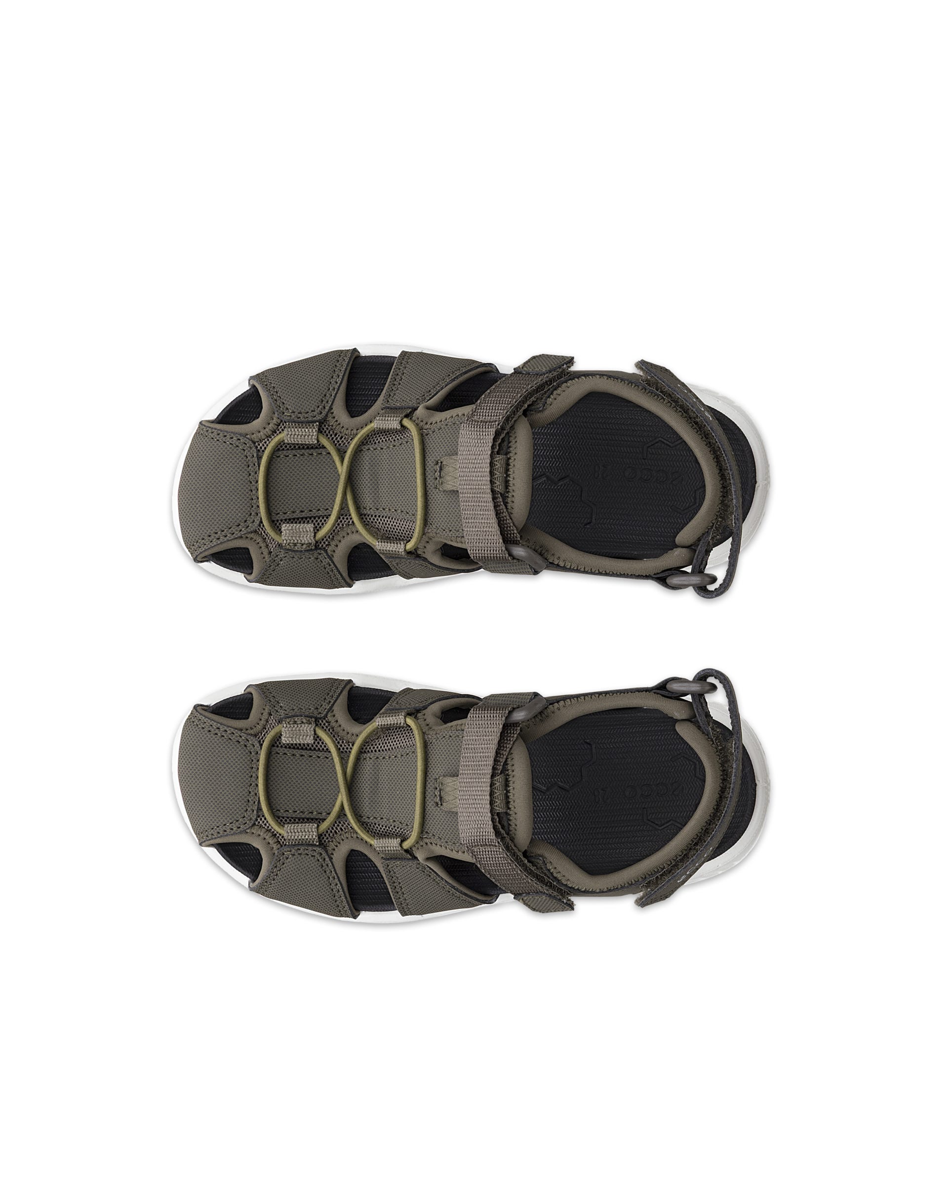 ECCO® X-Trinsic Kinder Fischersandale - Grün - Top left pair