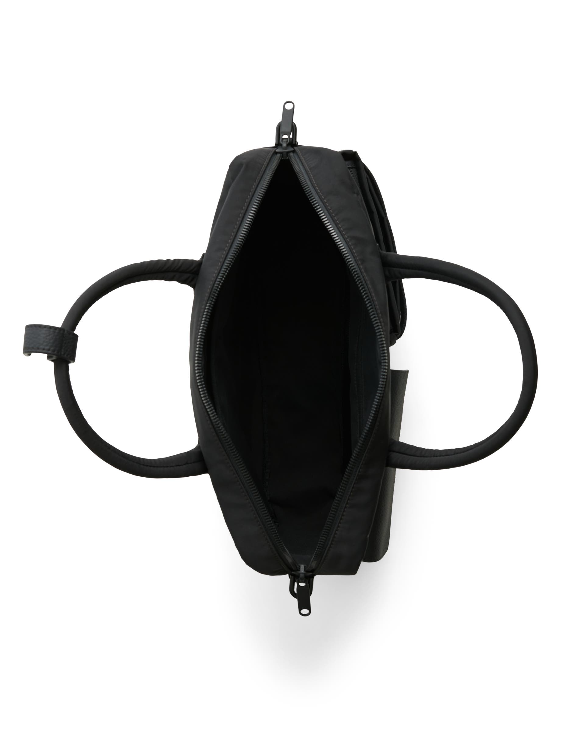 ECCO® Voyager - Leather Travel 12hr Folio Bag - Black - Birdeye