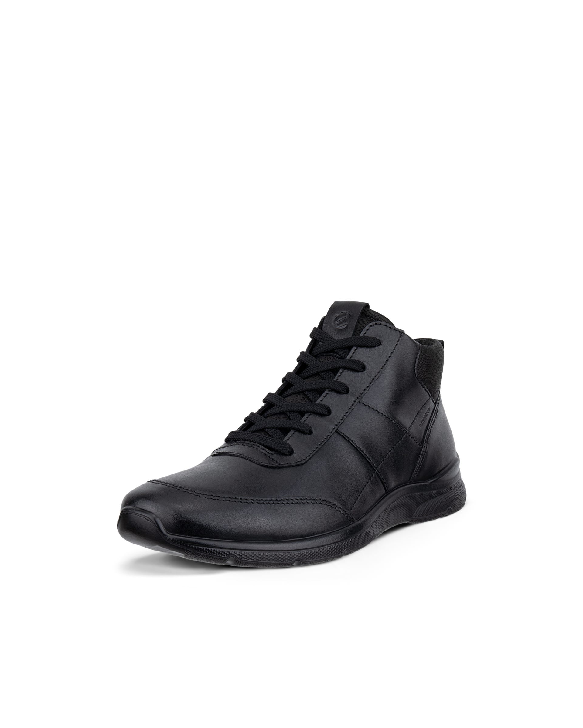 ECCO® IRVING heren leren enkellaars - Zwart - Outside