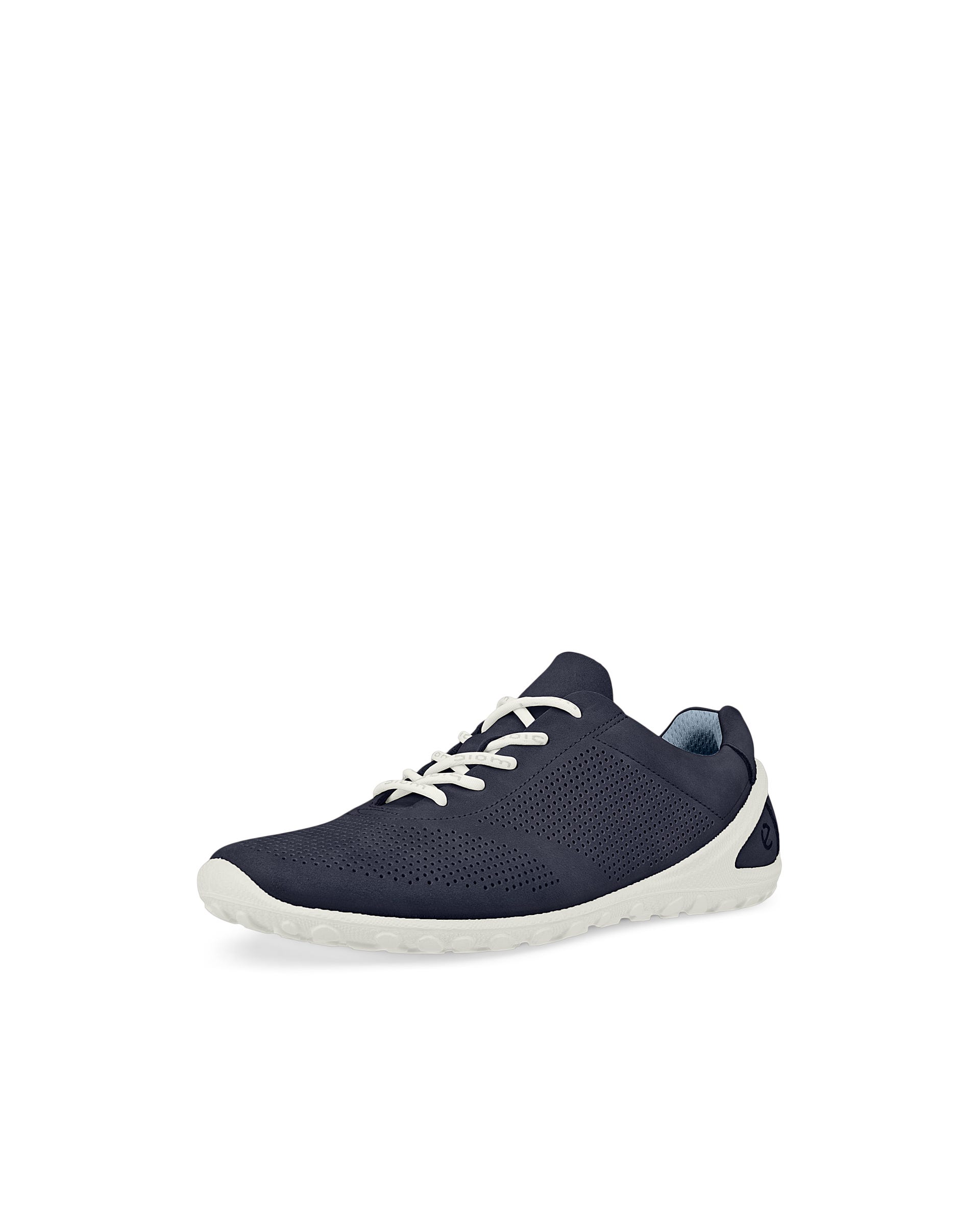 Women's ECCO® Nubuck Shoe - Blue - Main