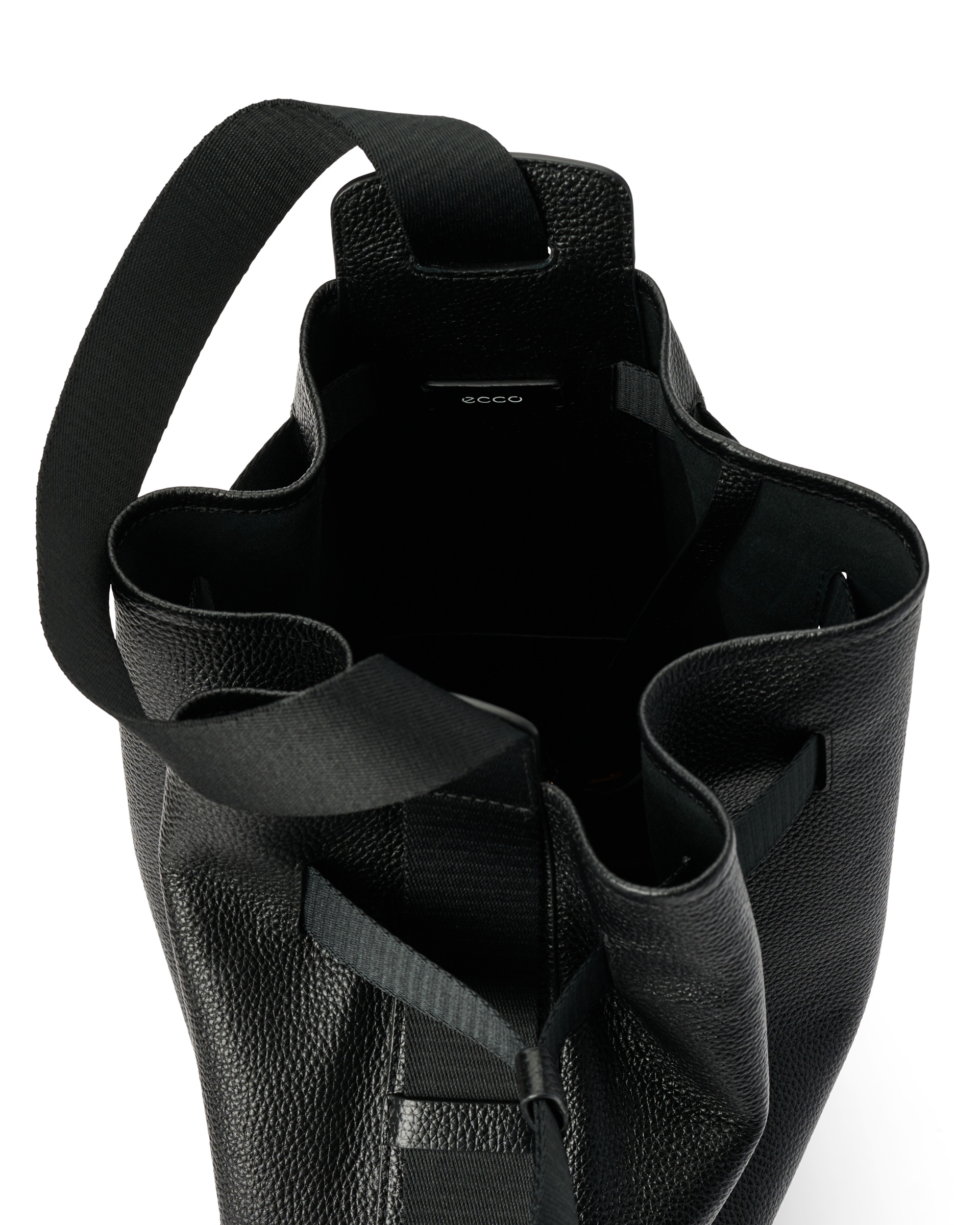 ECCO® Sail Sac hobo en cuir - Noir - Inside