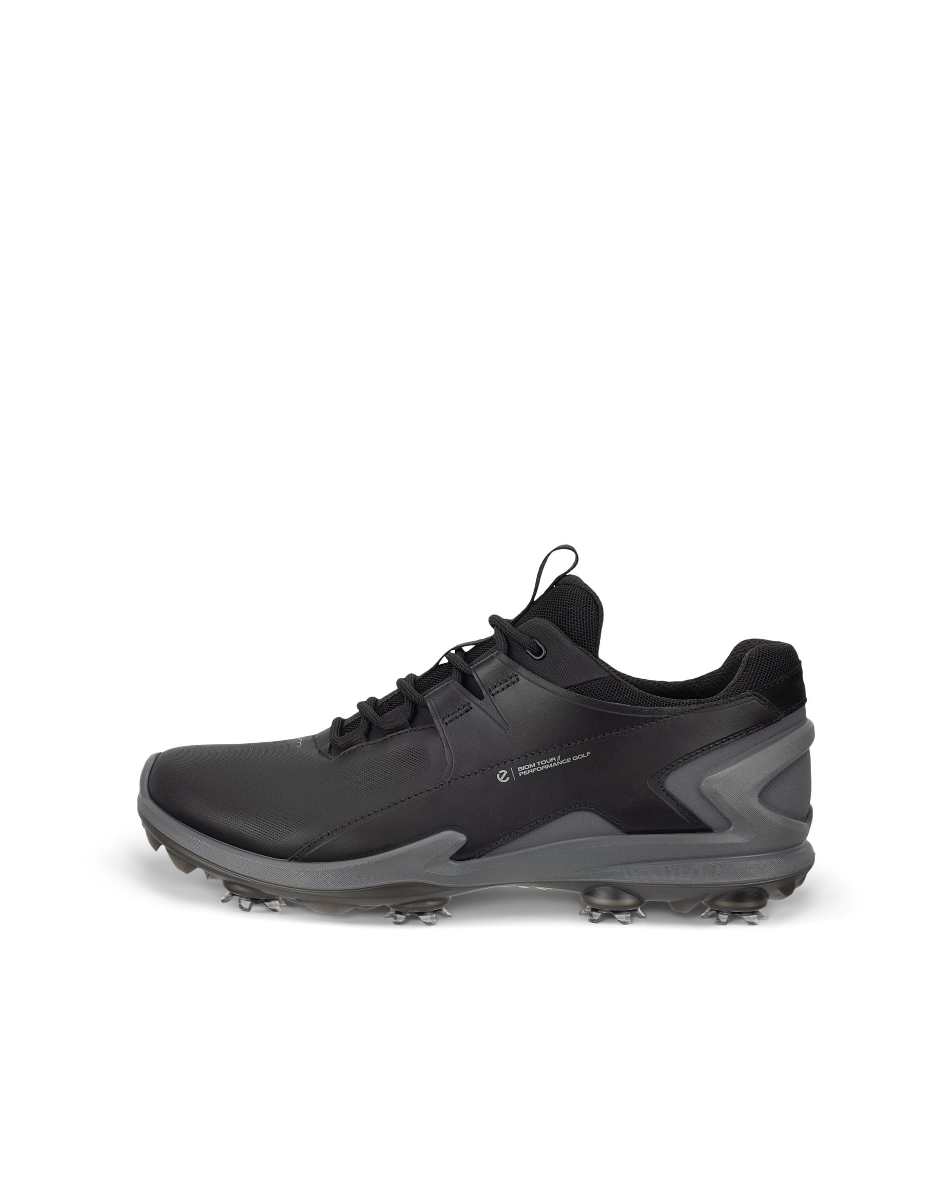 ECCO Men Biom® Tour Lace Golf Shoes - Black - Outside
