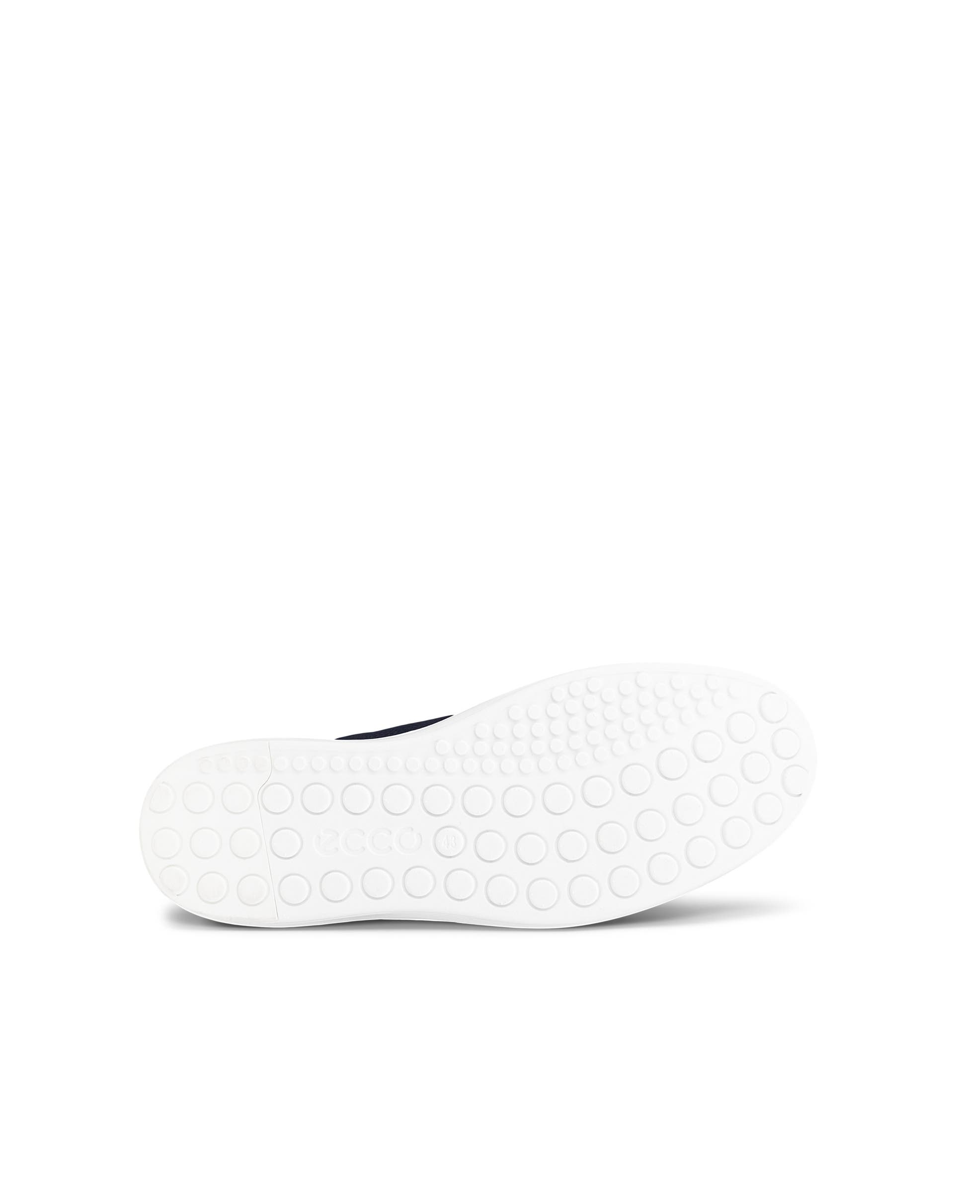 ECCO® Soft 60 baskets en cuir pour homme - Bleu - Sole