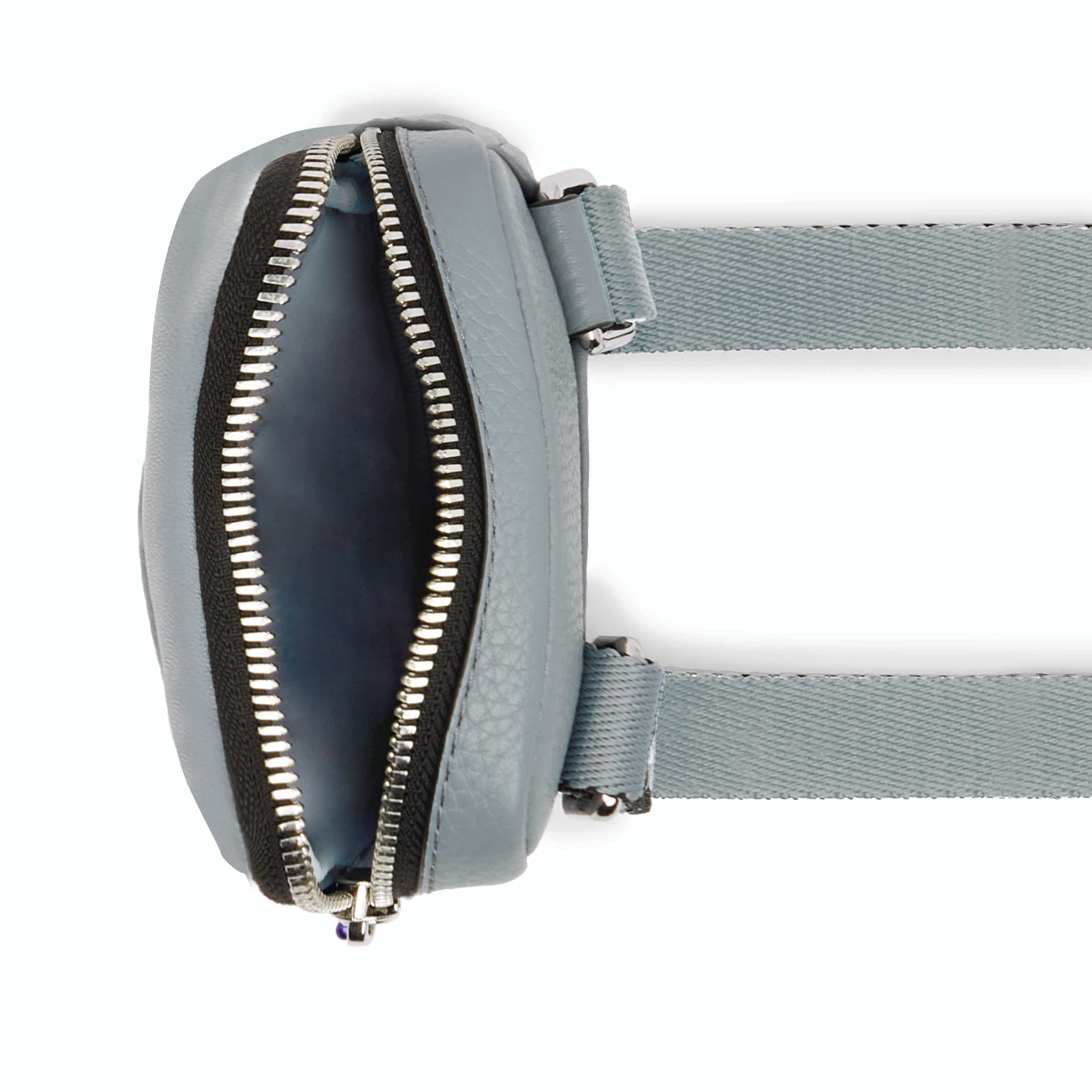 ECCO® Phone Carry Leather Phone Bag - Grey - Birdeye